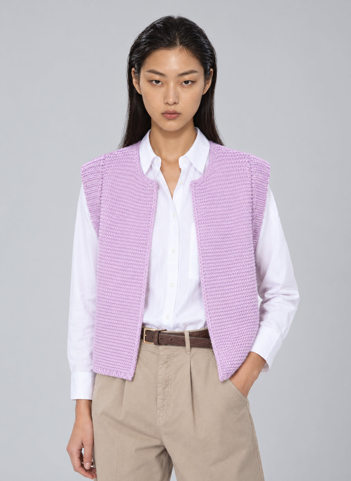 GILET LEGRINGO lilas