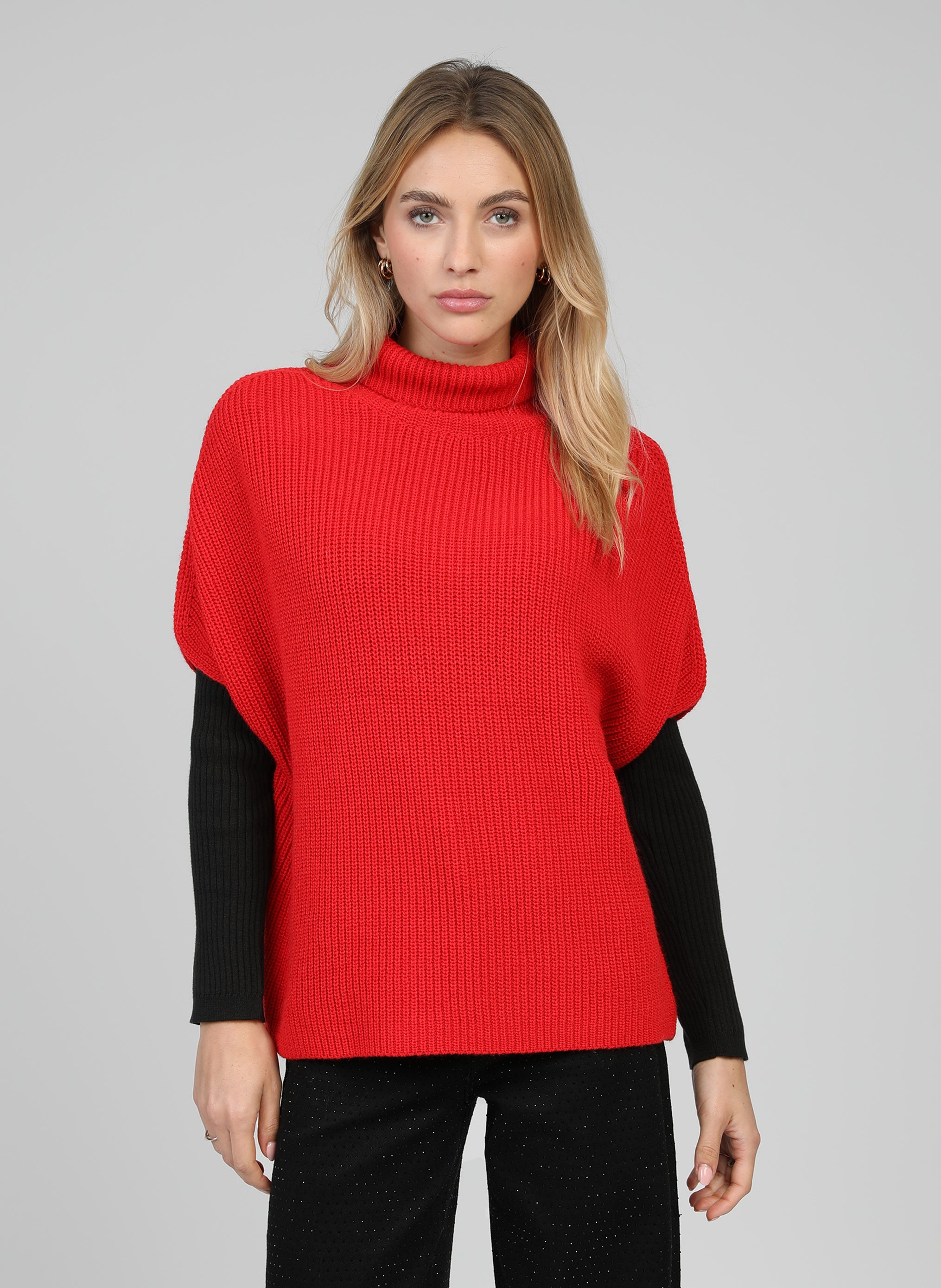 PULL LEPONY rouge