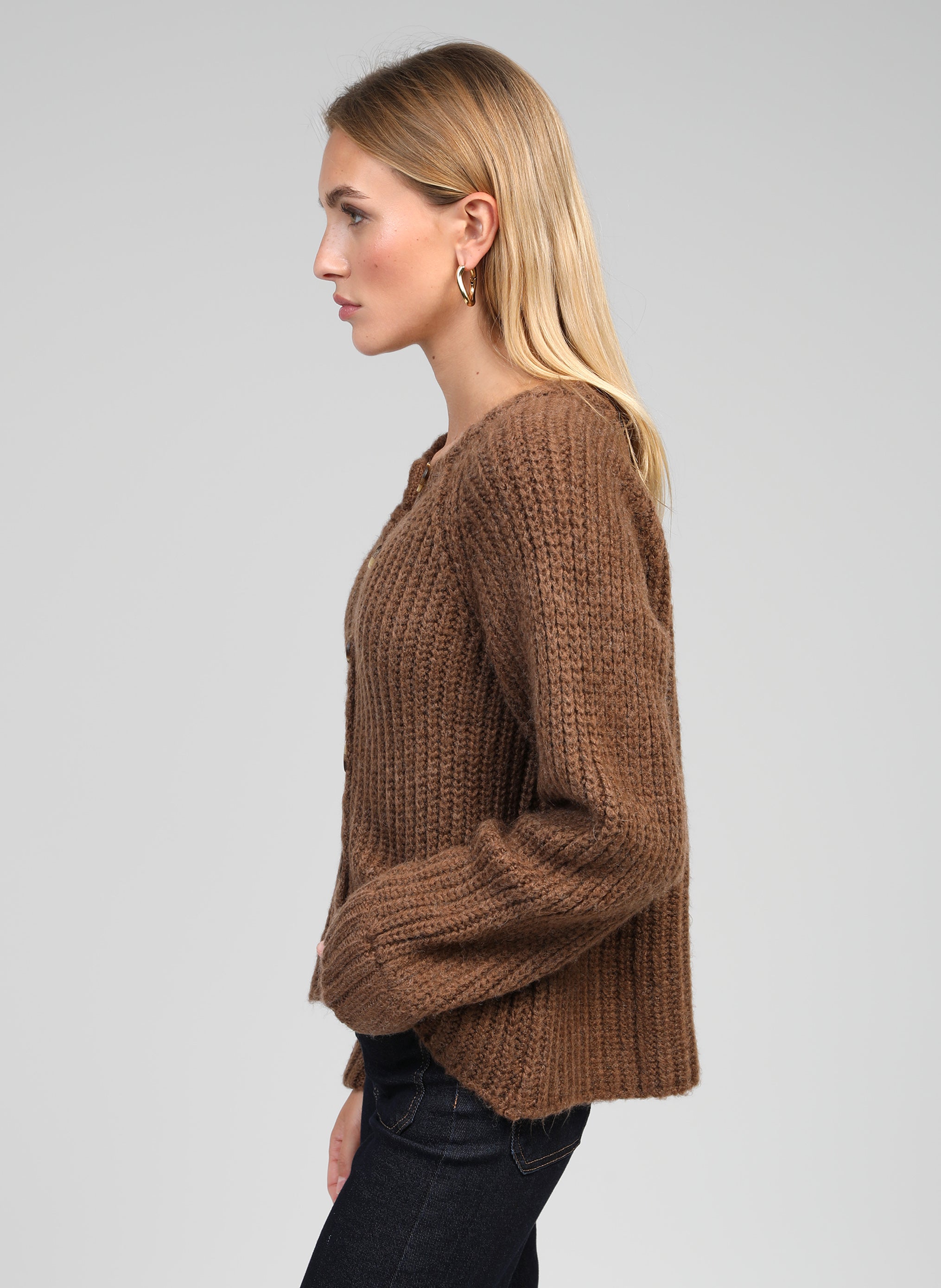 LESASHA GILET ice brown