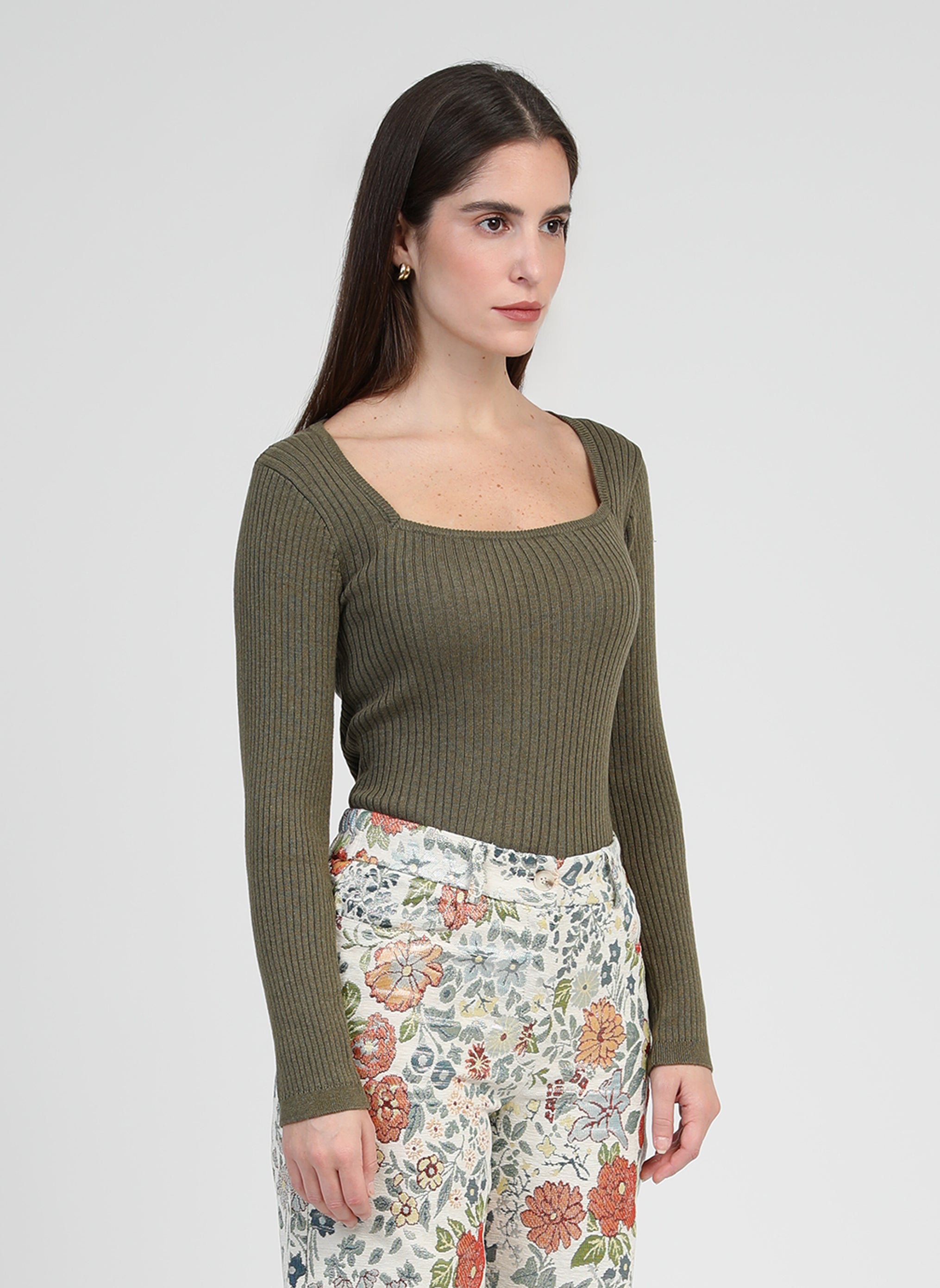 PULL LESIE militaire