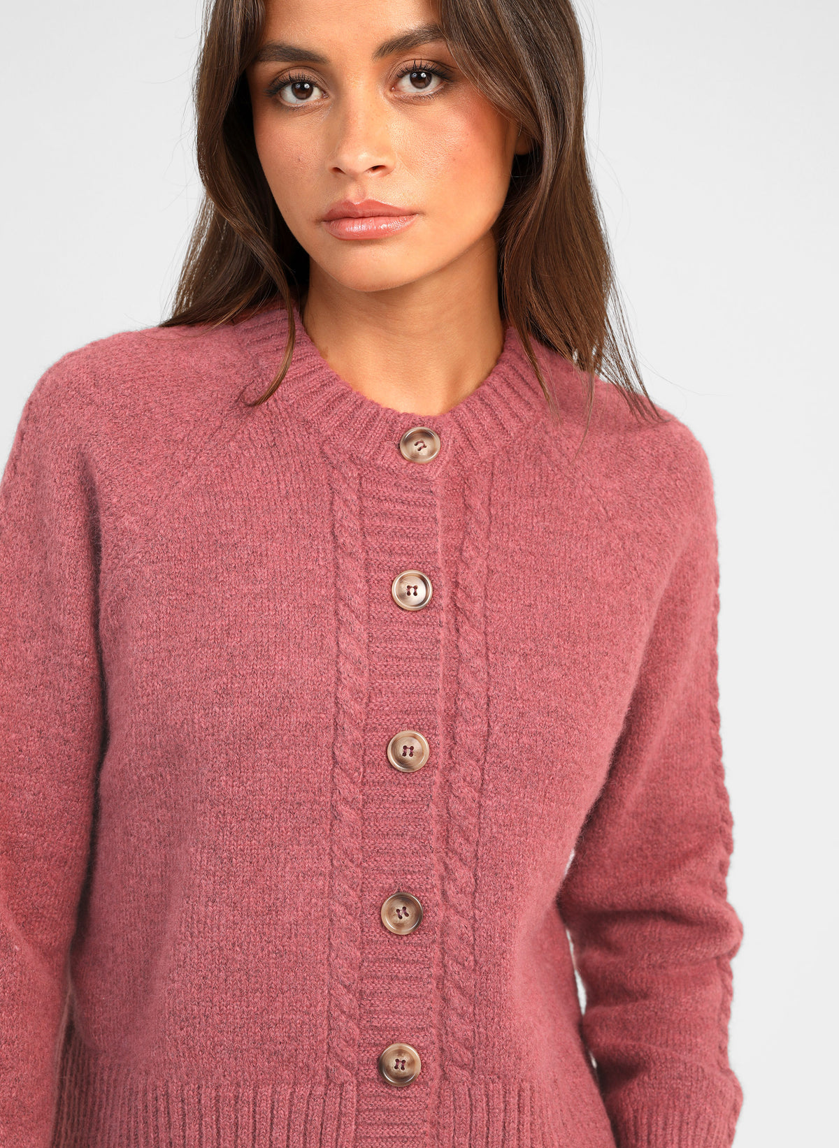 GILET LESSY bois de rose
