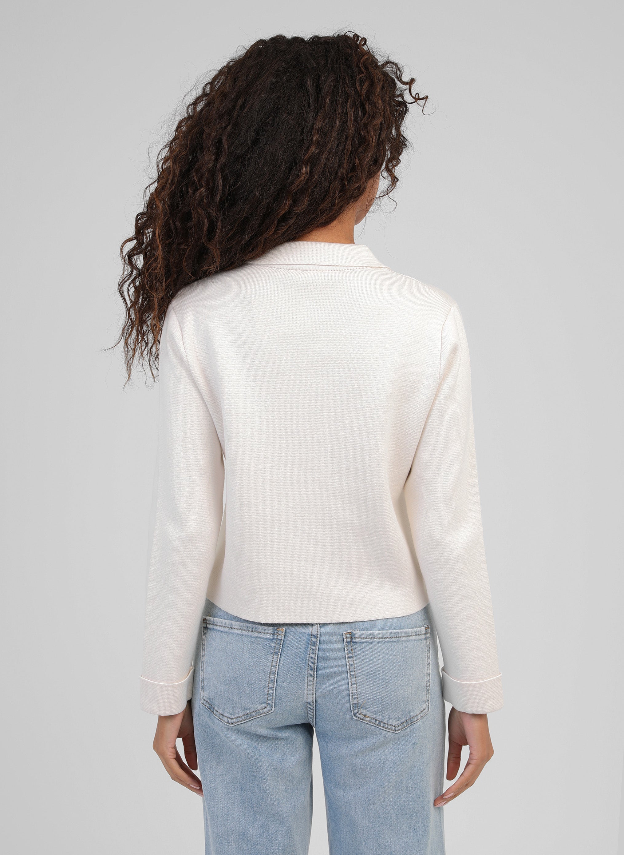 GILET LEVALIMANA ecru