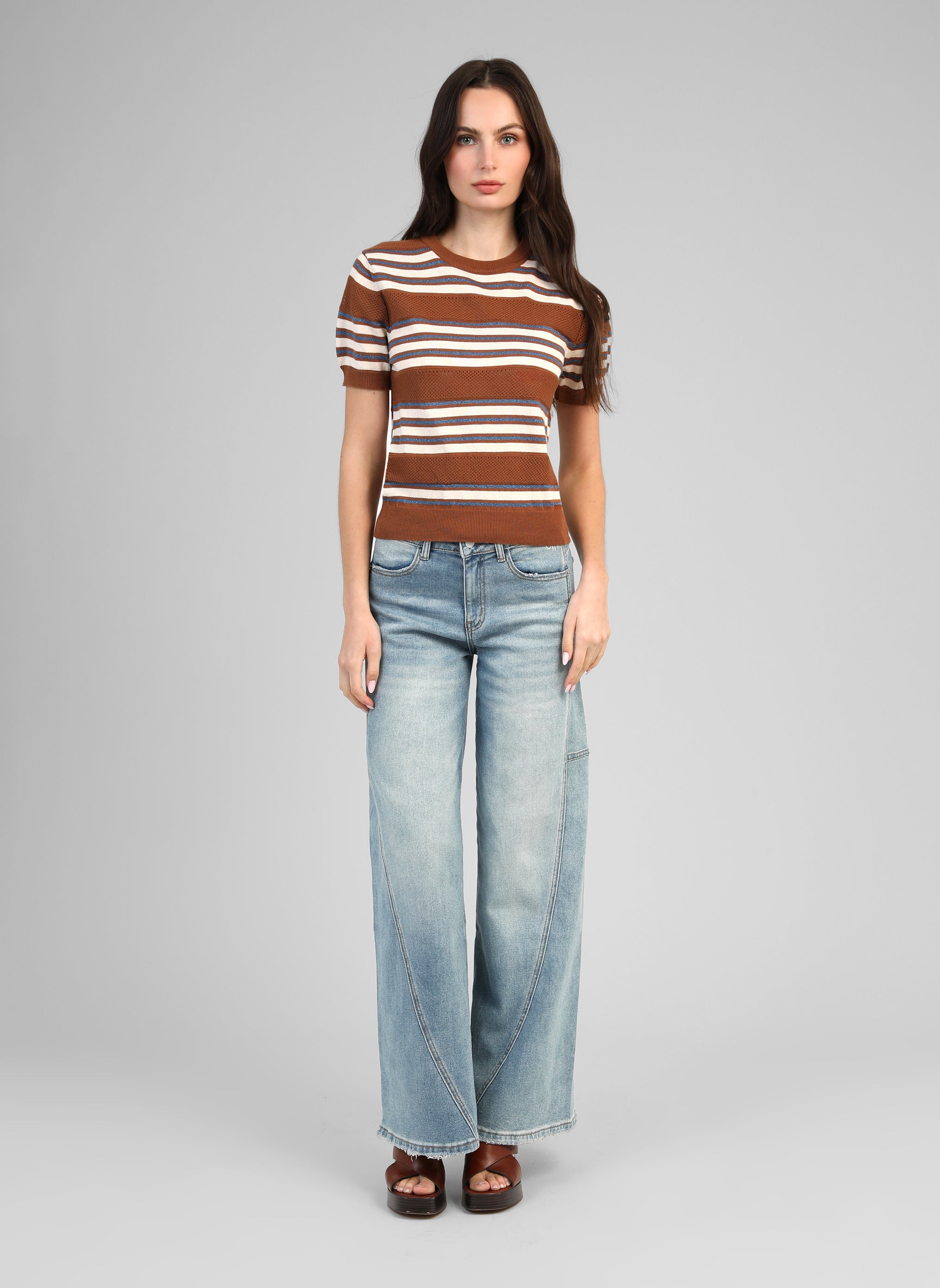 PULL LEVELIO marron