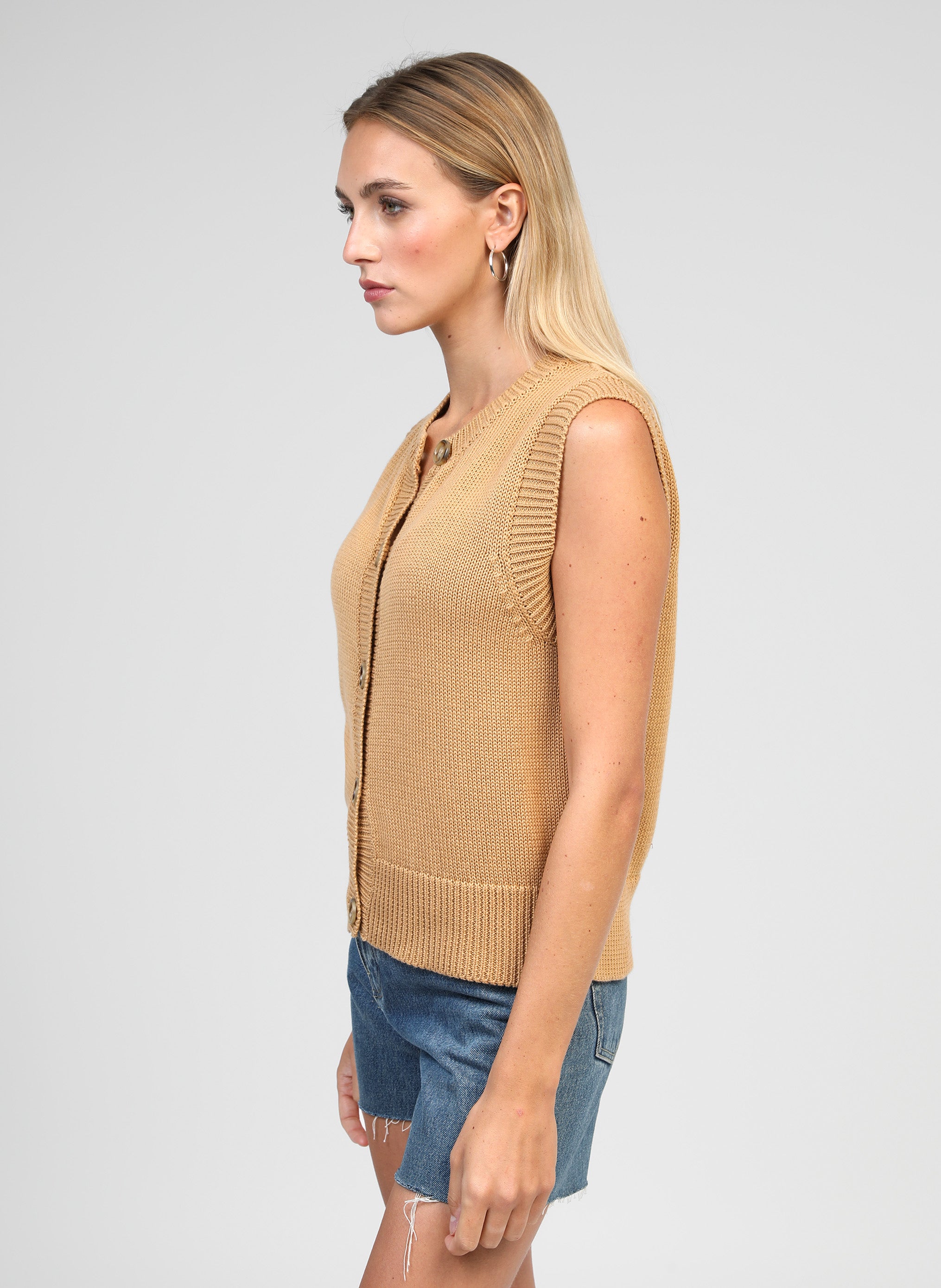 GILET LEVIONA beige