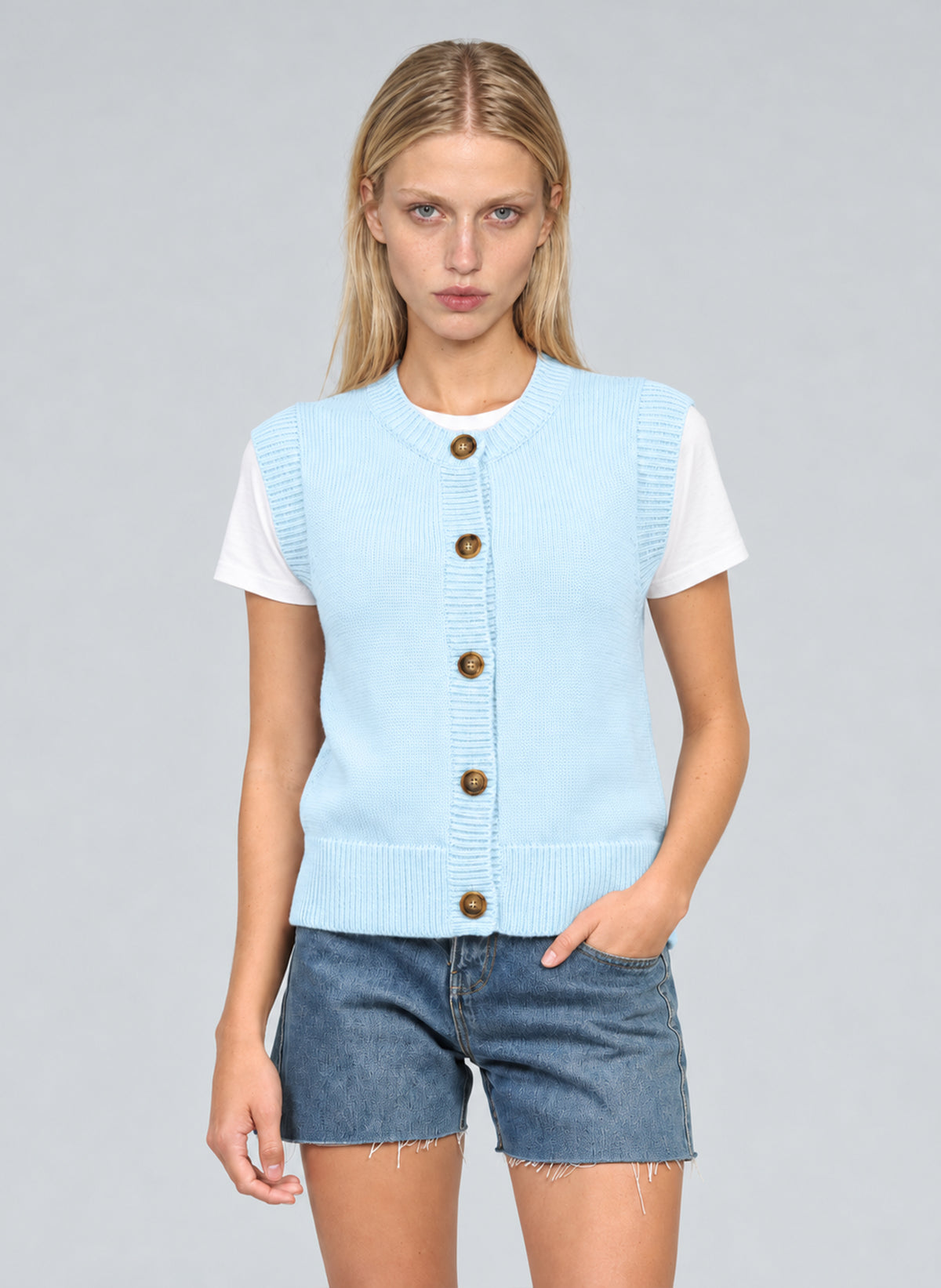 GILET LEVIONA ciel