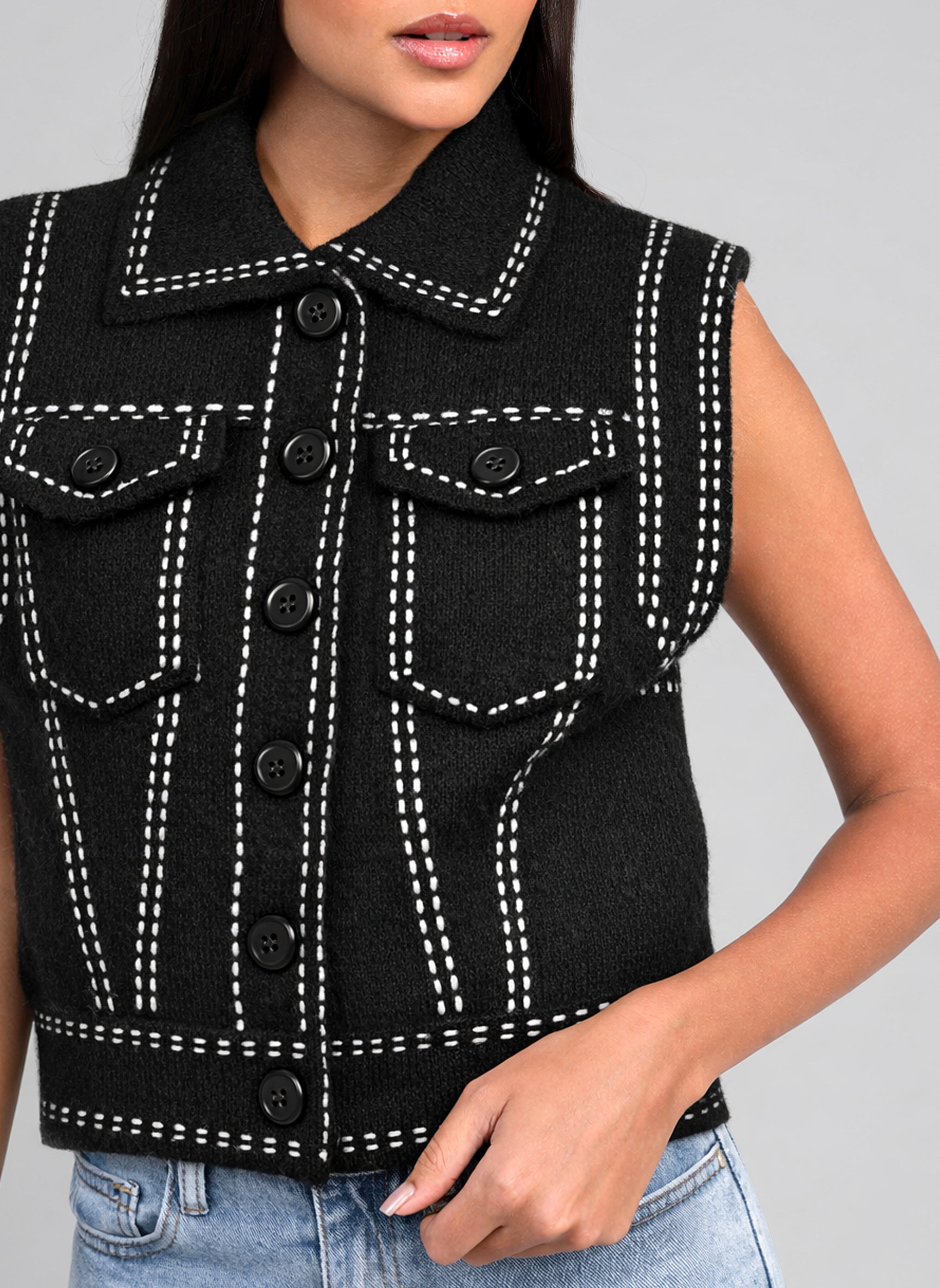GILET LEWAYNE noir