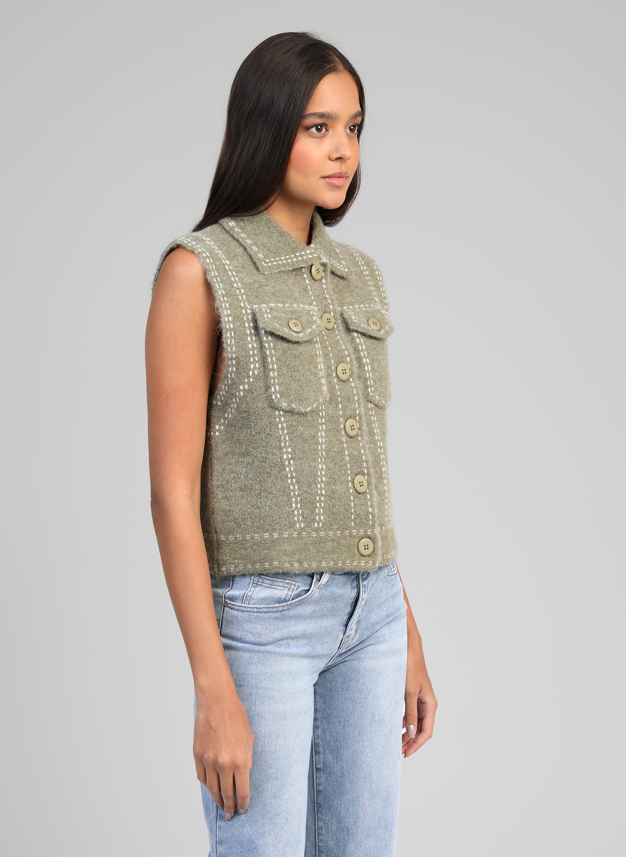 GILET LEWAYNE tilleul