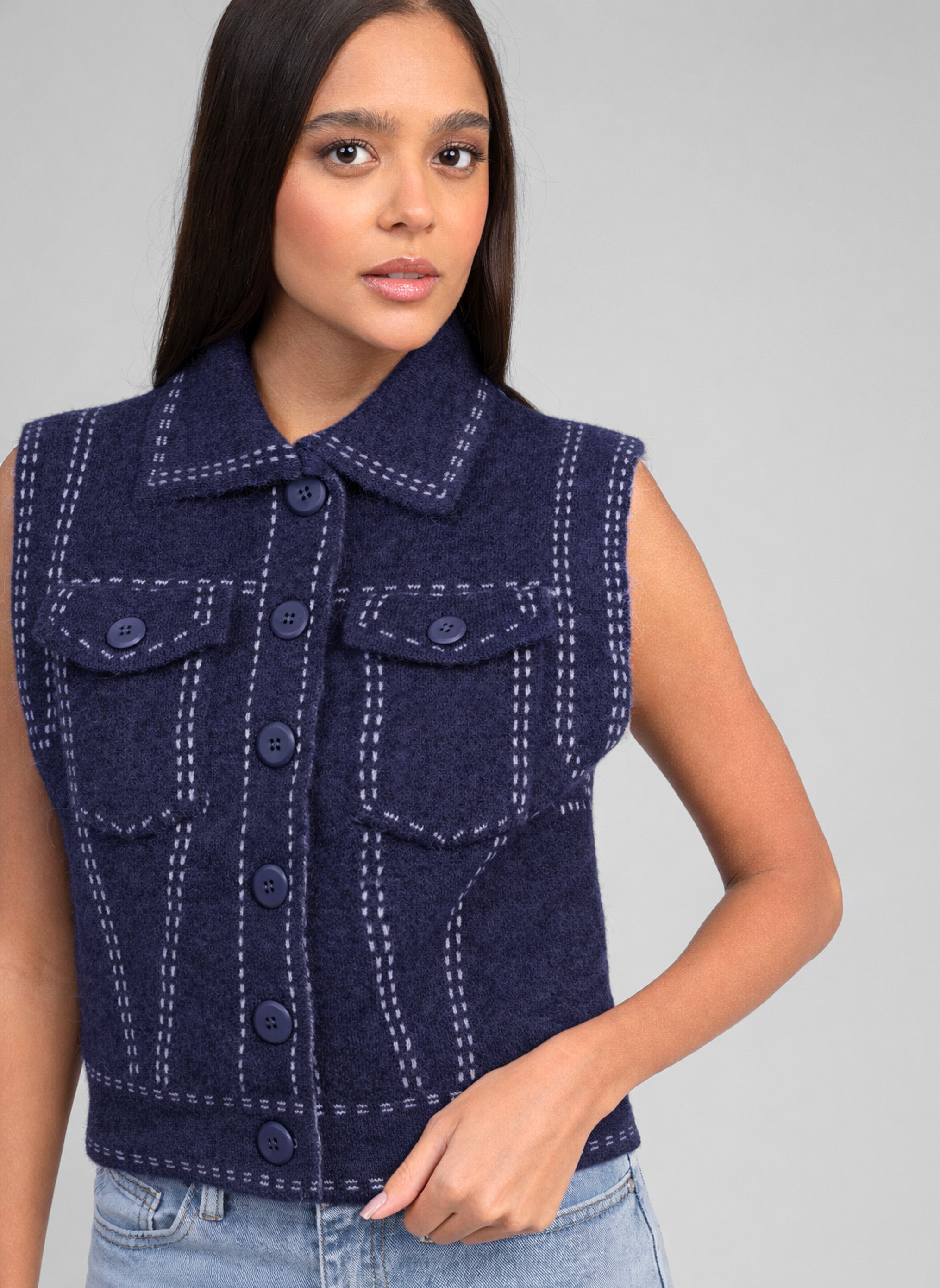 GILET LEWAYNE marine