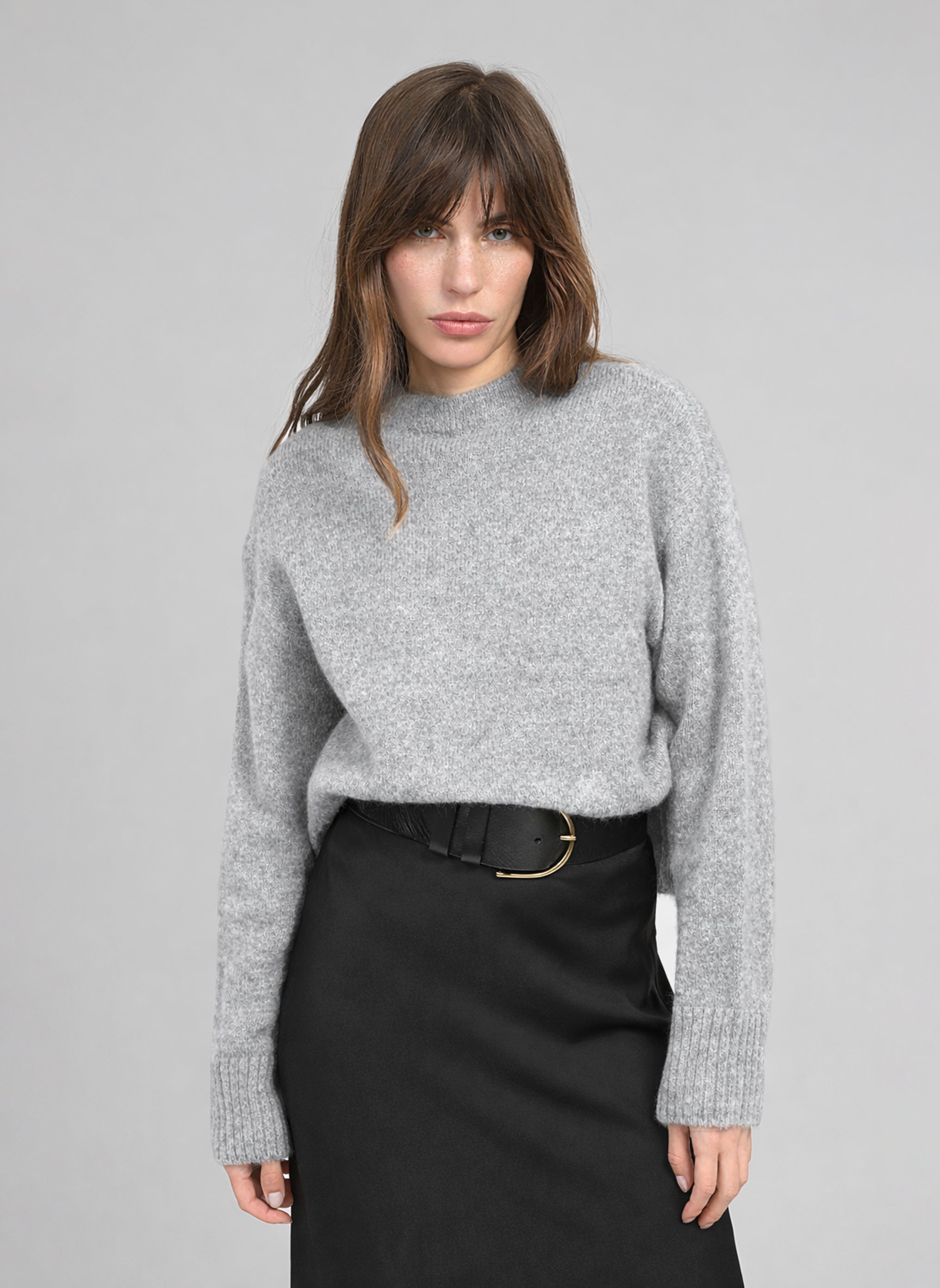 PULL LORANA gris clair