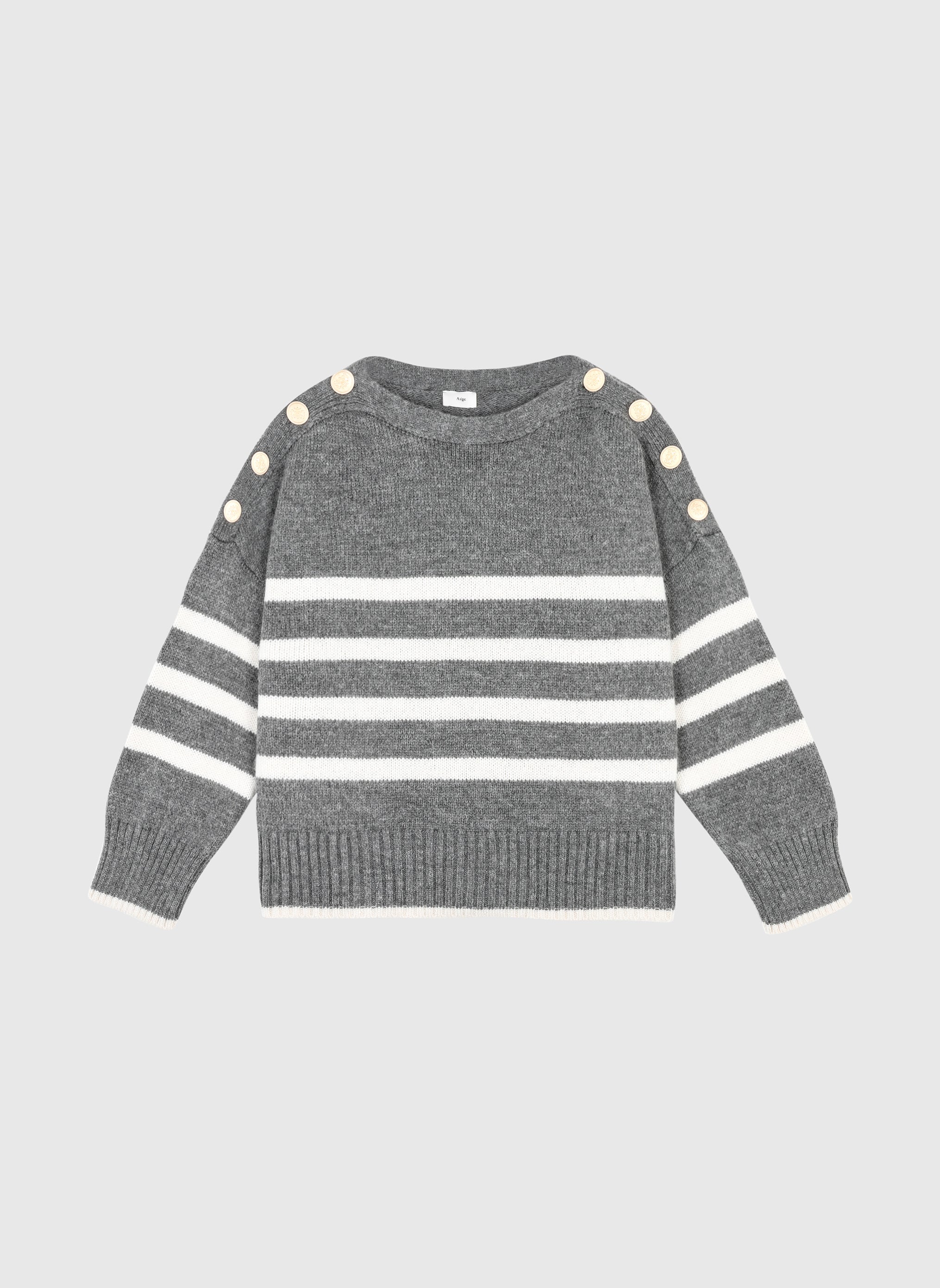 PULL LOTEFI gris chine