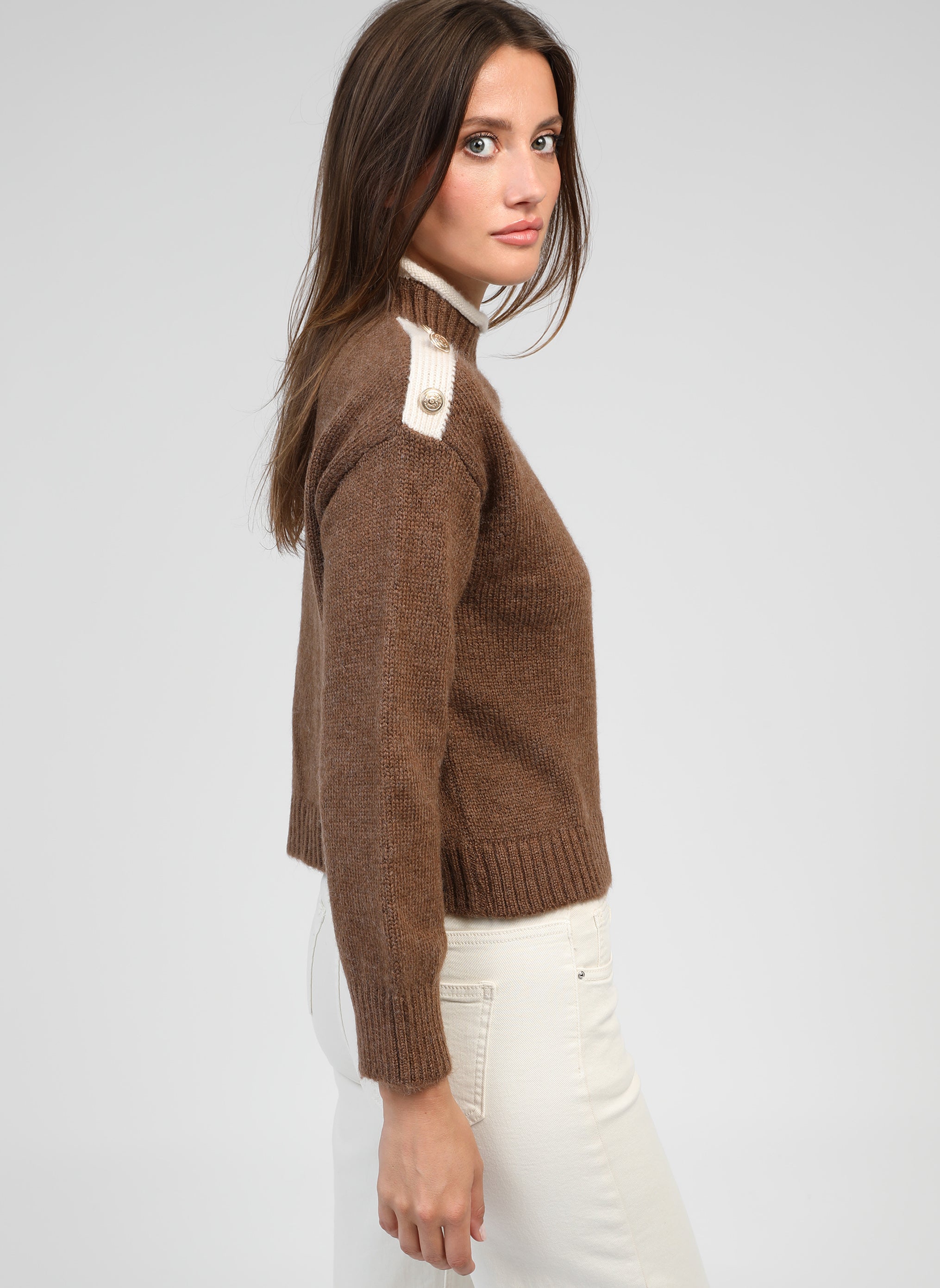 PULL LOUKI ice brown