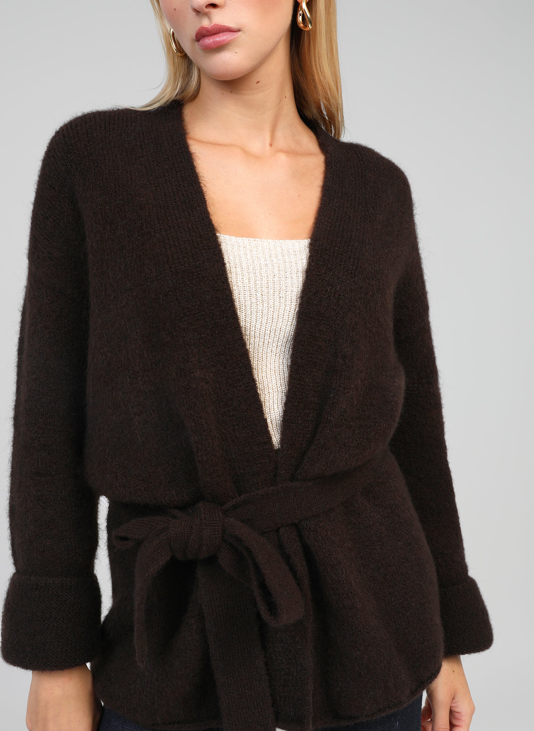 GILET LOUNA chocolat