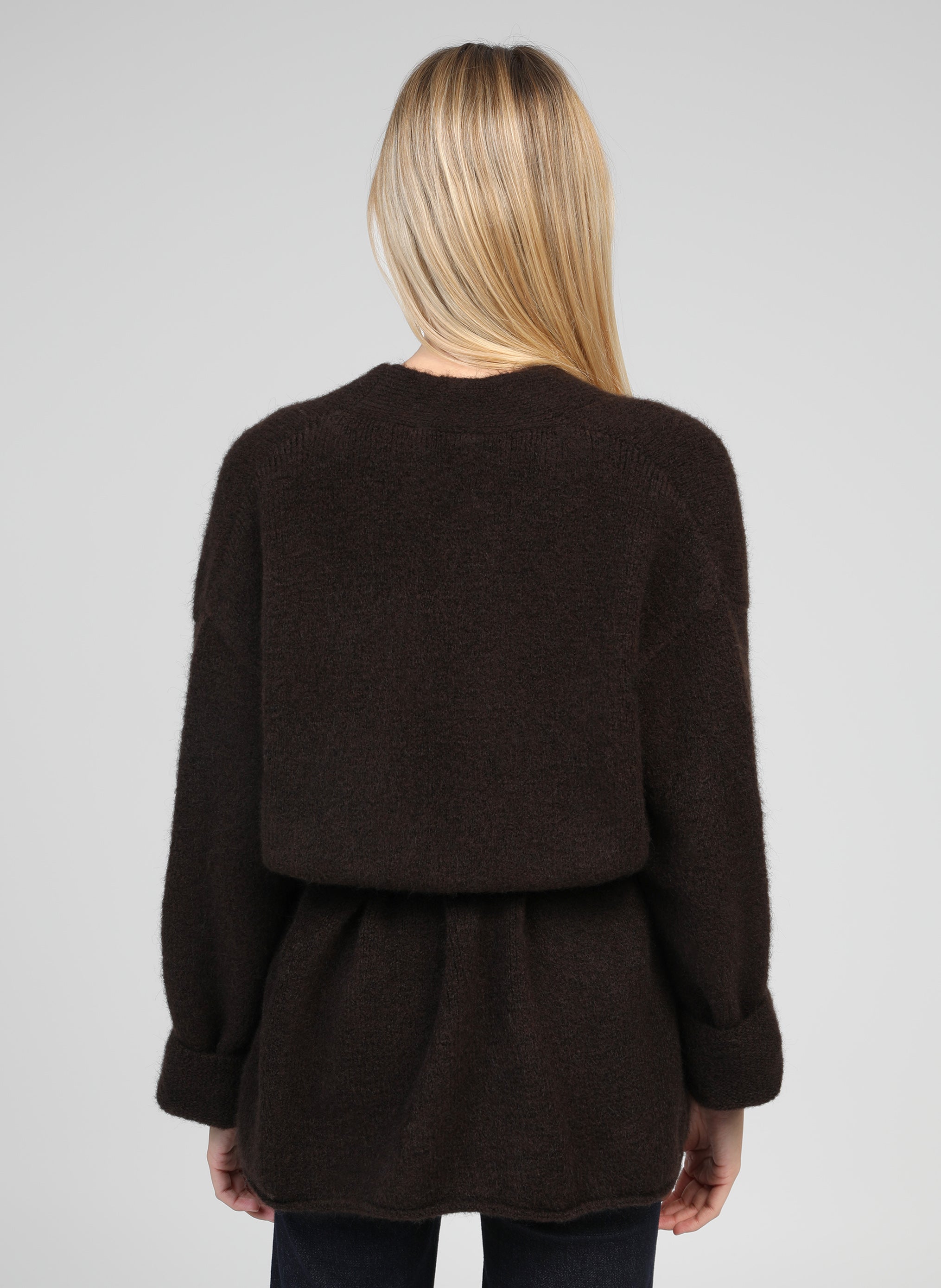 GILET LOUNA chocolat