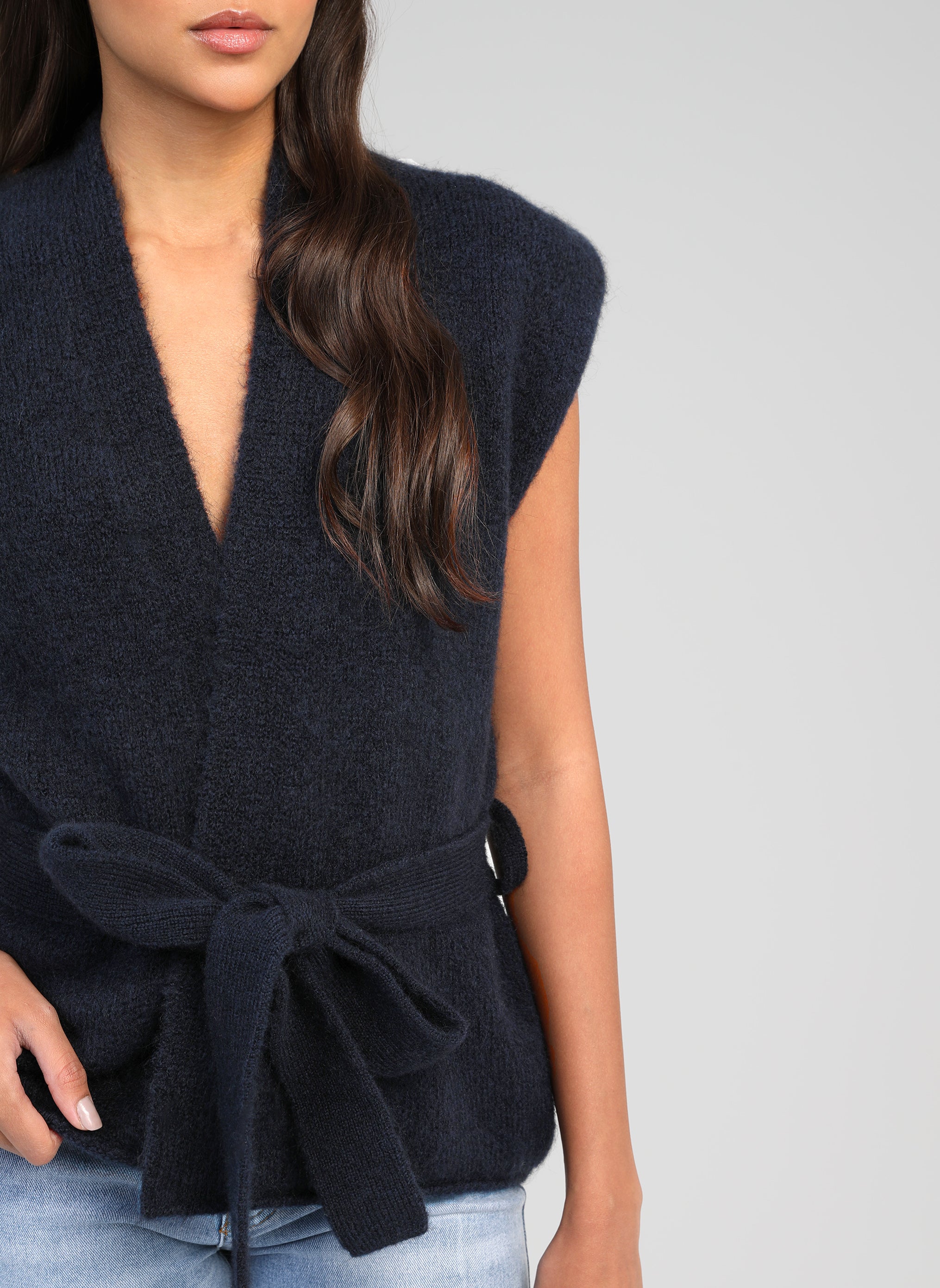 GILET LOUNINI marine