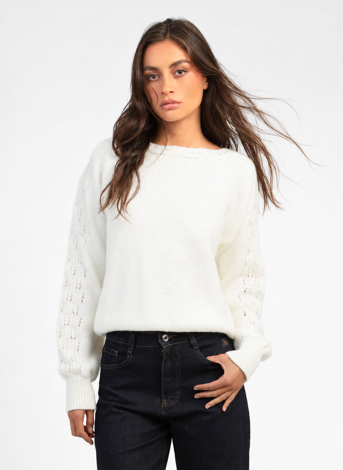 PULL LUCINDY off white