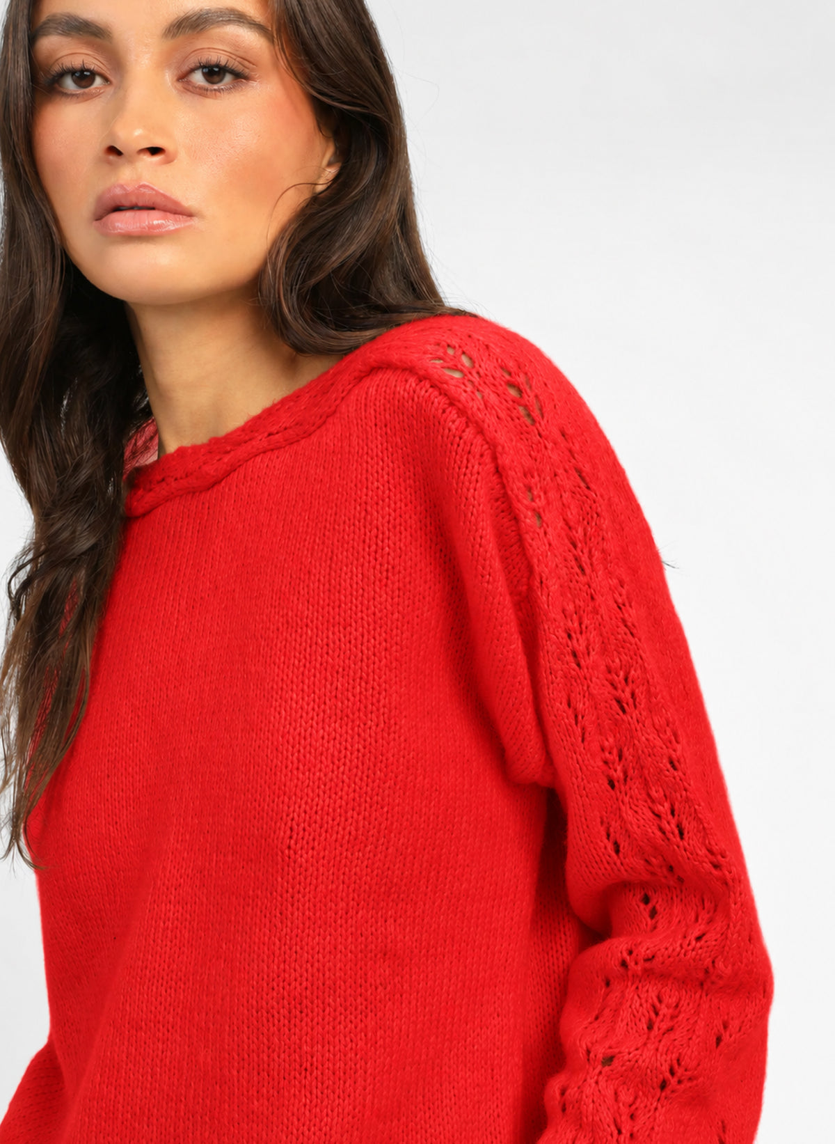 LUCINDY Red Sweater
