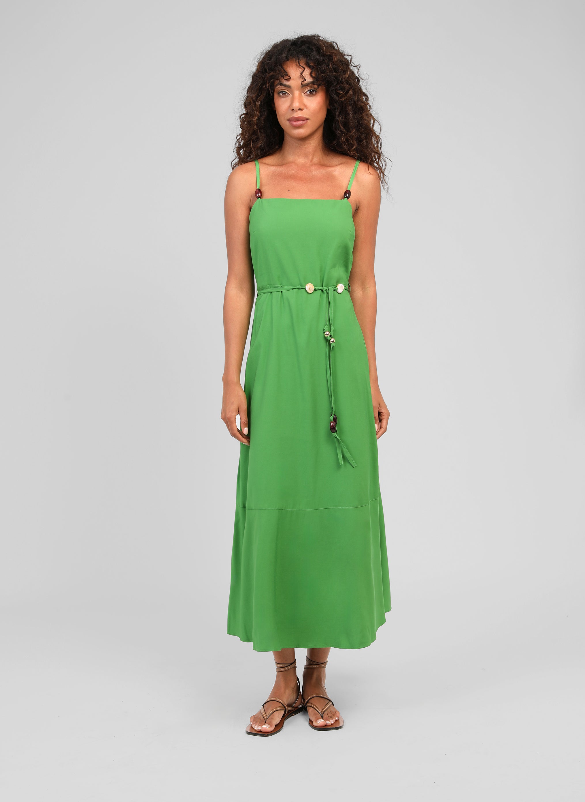 ROBE MIDI MALIAM pomme