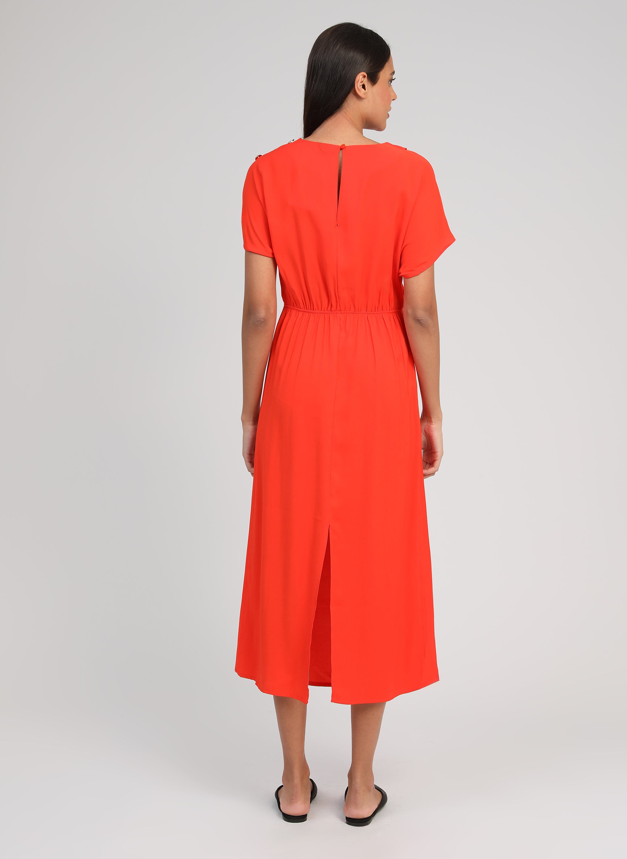 ROBE MIDI MALIXA piment