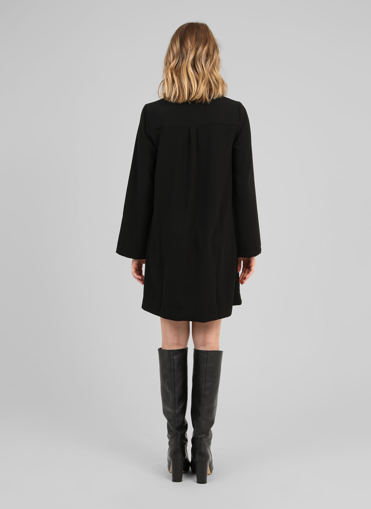 MALOPA SHORT DRESS, black