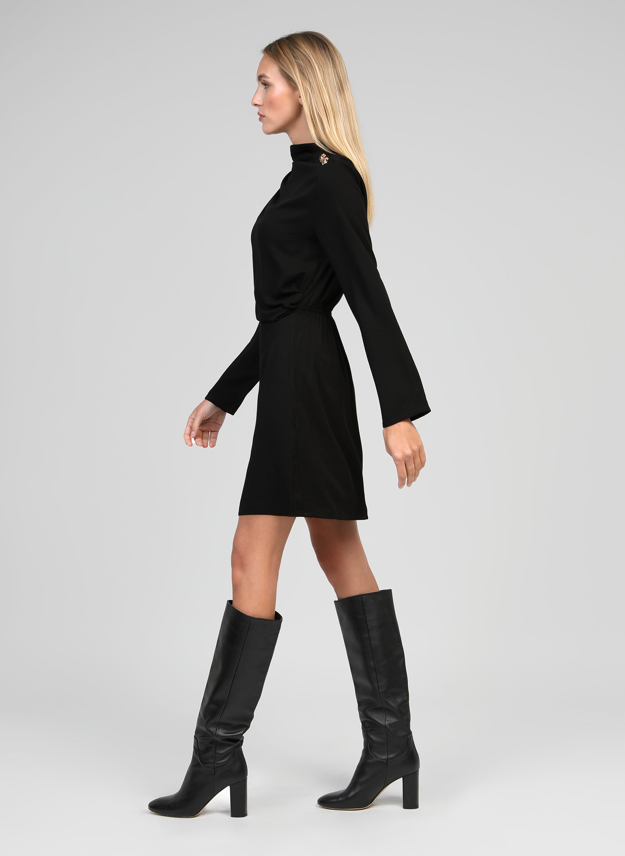 ROBE COURTE MANINON noir