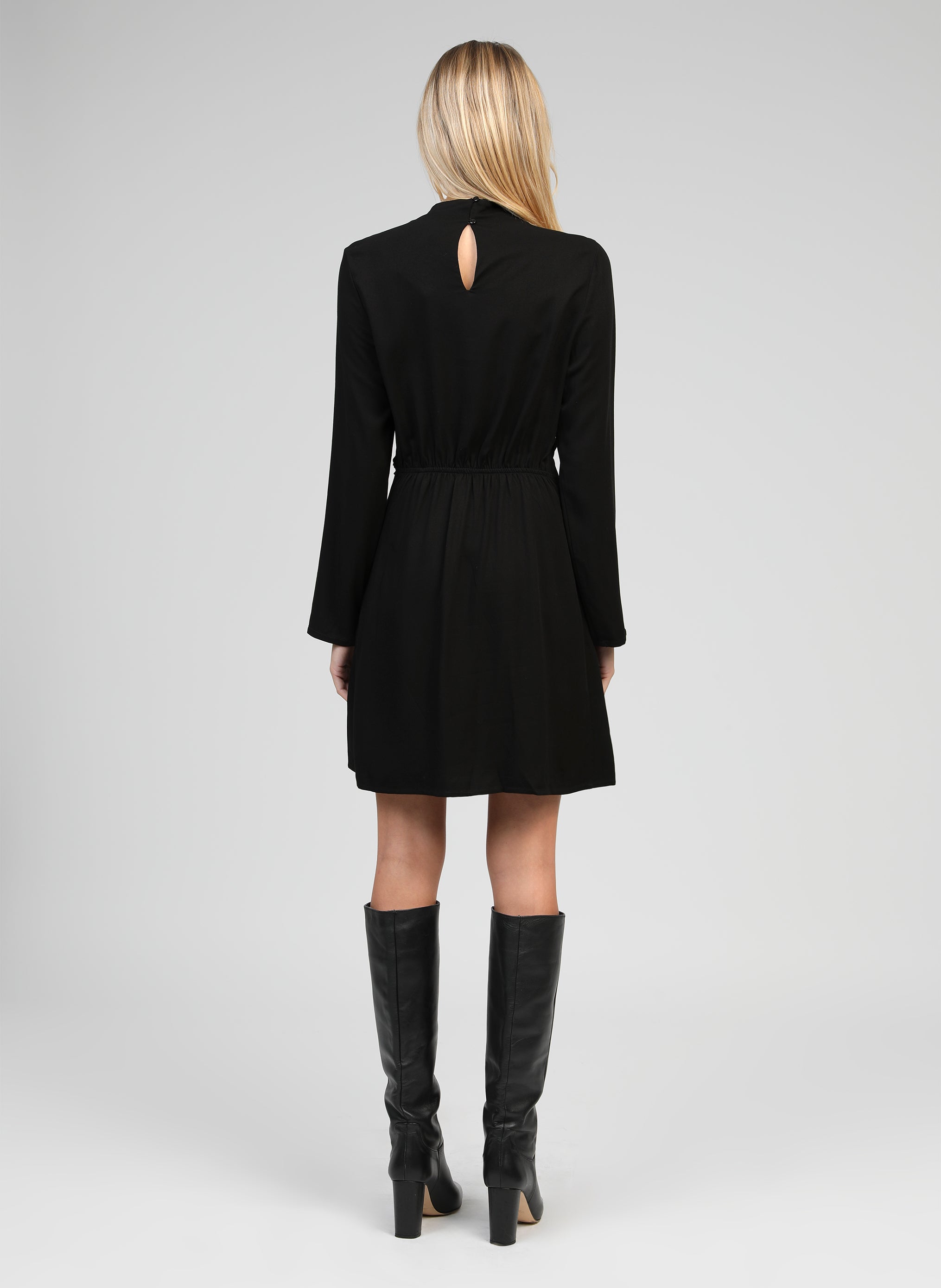 ROBE COURTE MANINON noir
