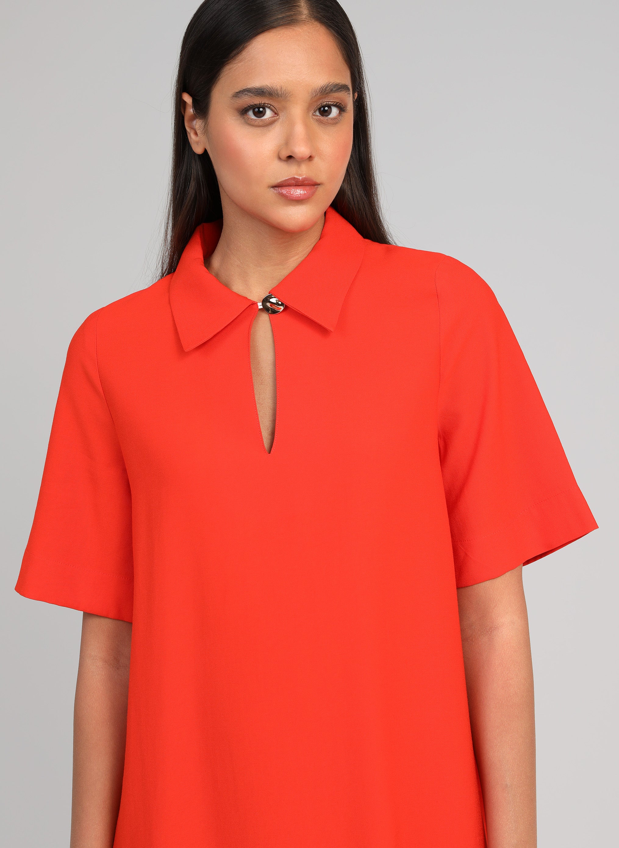 ROBE COURTE MAPAULA piment