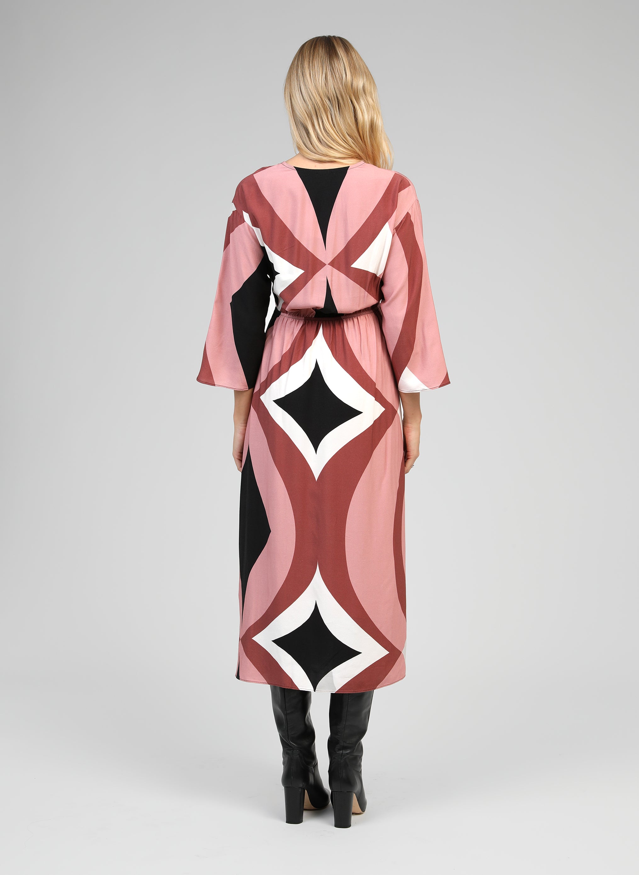 ROBE MIDI MASAMY galimo rose