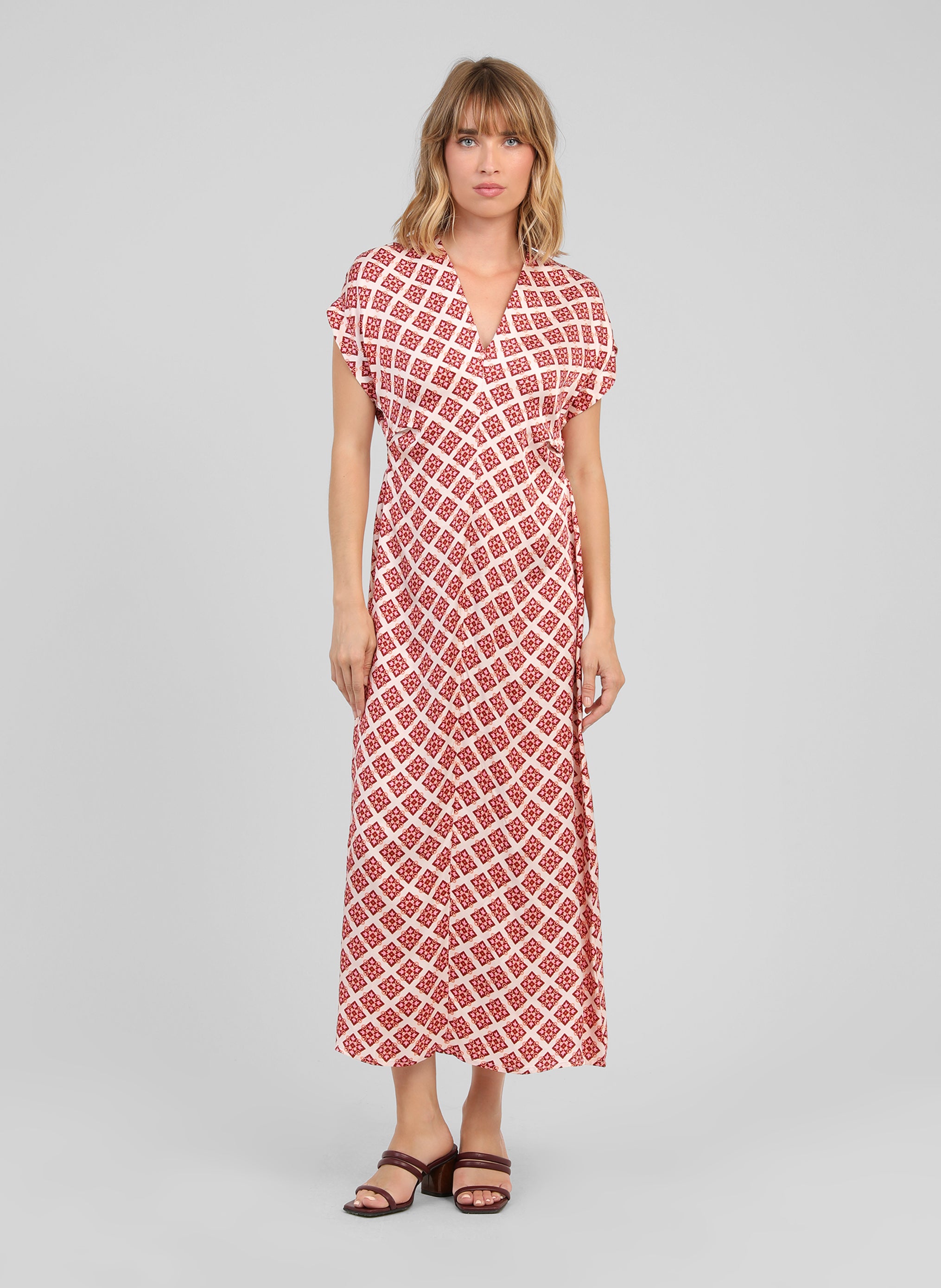 MAURANE MIDI DRESS, Pirimini, Ecru