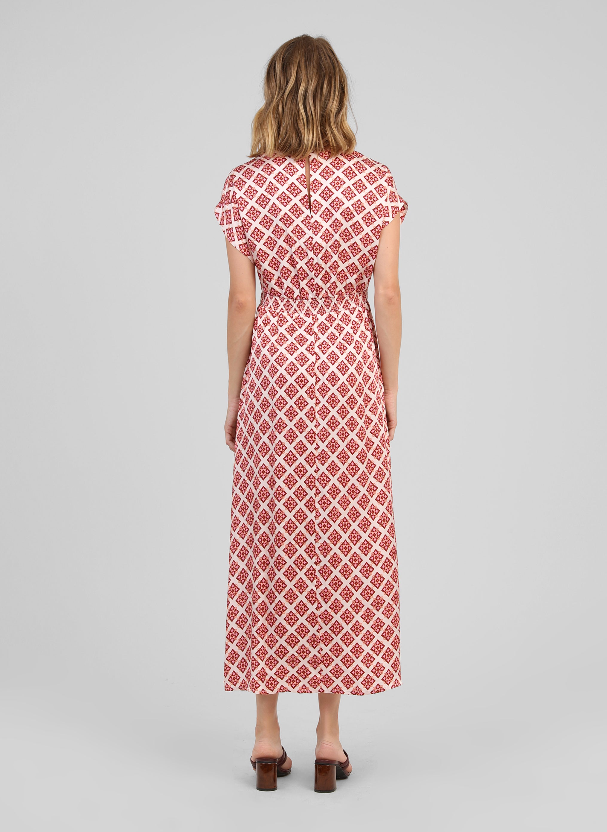 MAURANE MIDI DRESS, Pirimini, Ecru