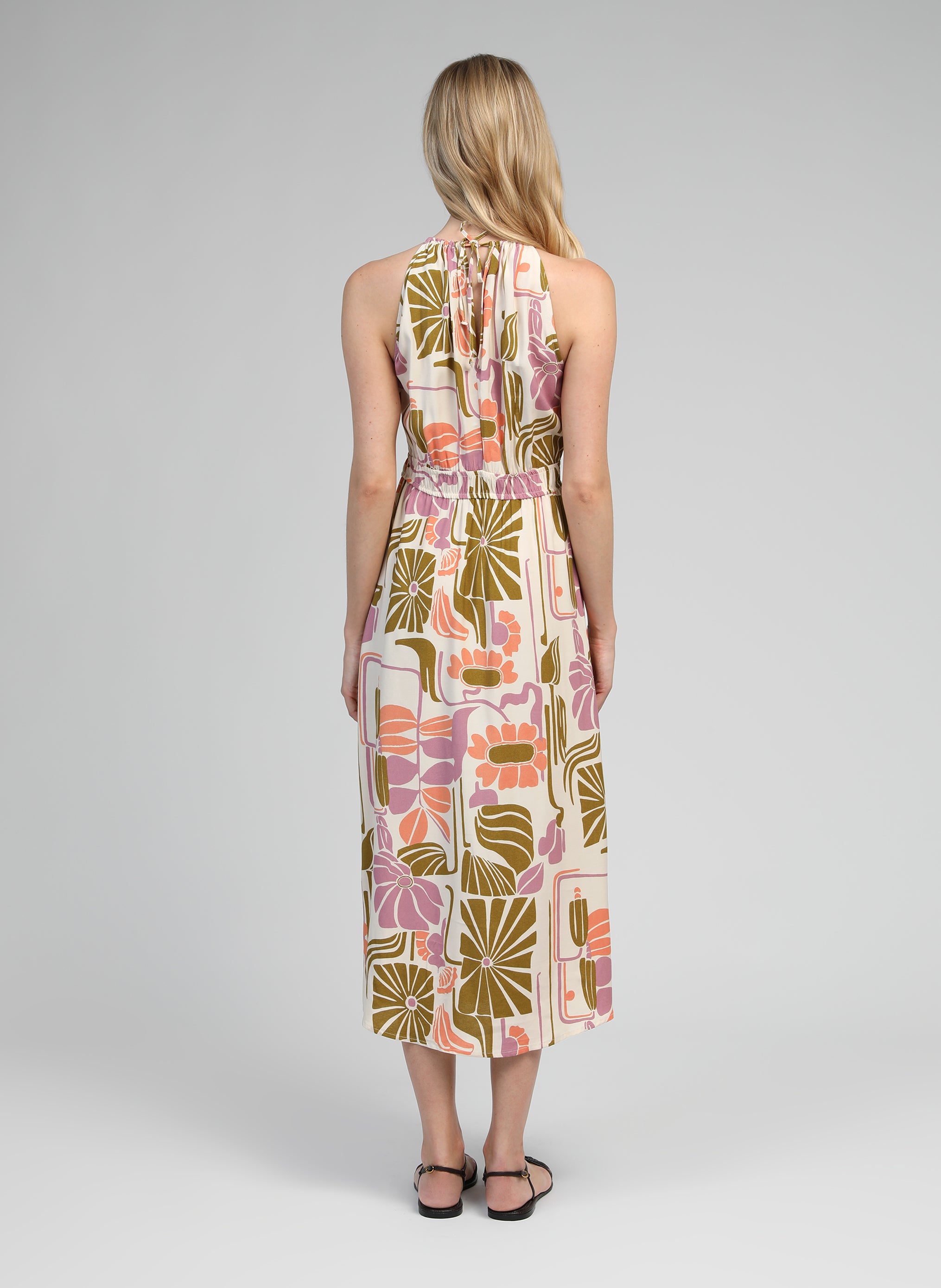 LONG DRESS MENDA tima ecru