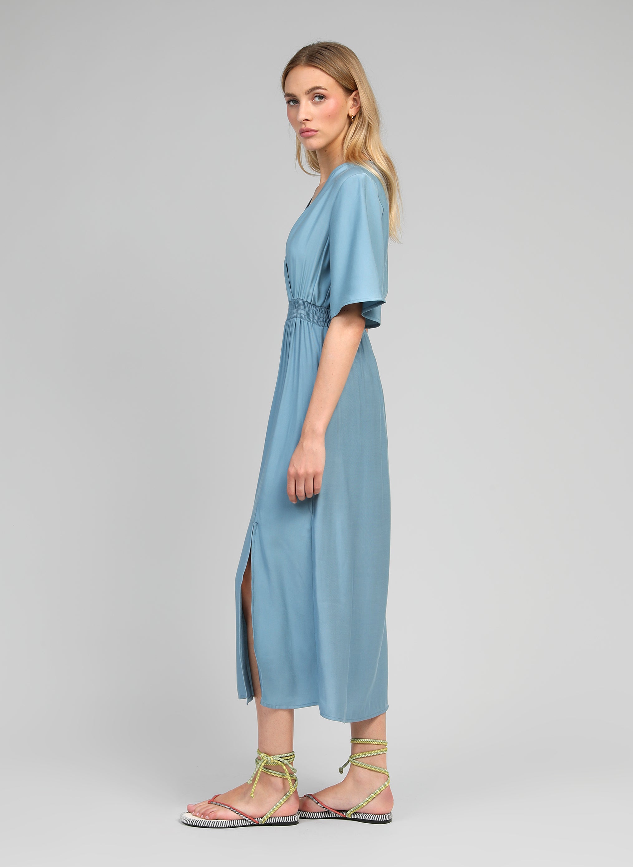 ROBE MIDI MESUN ciel