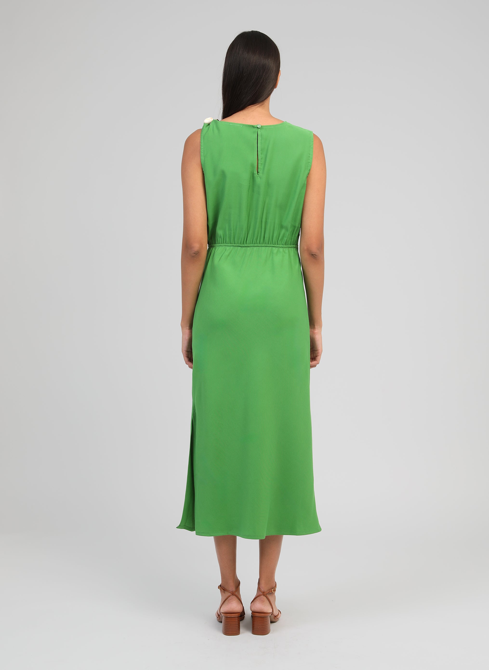 ROBE MIDI MILANA pomme