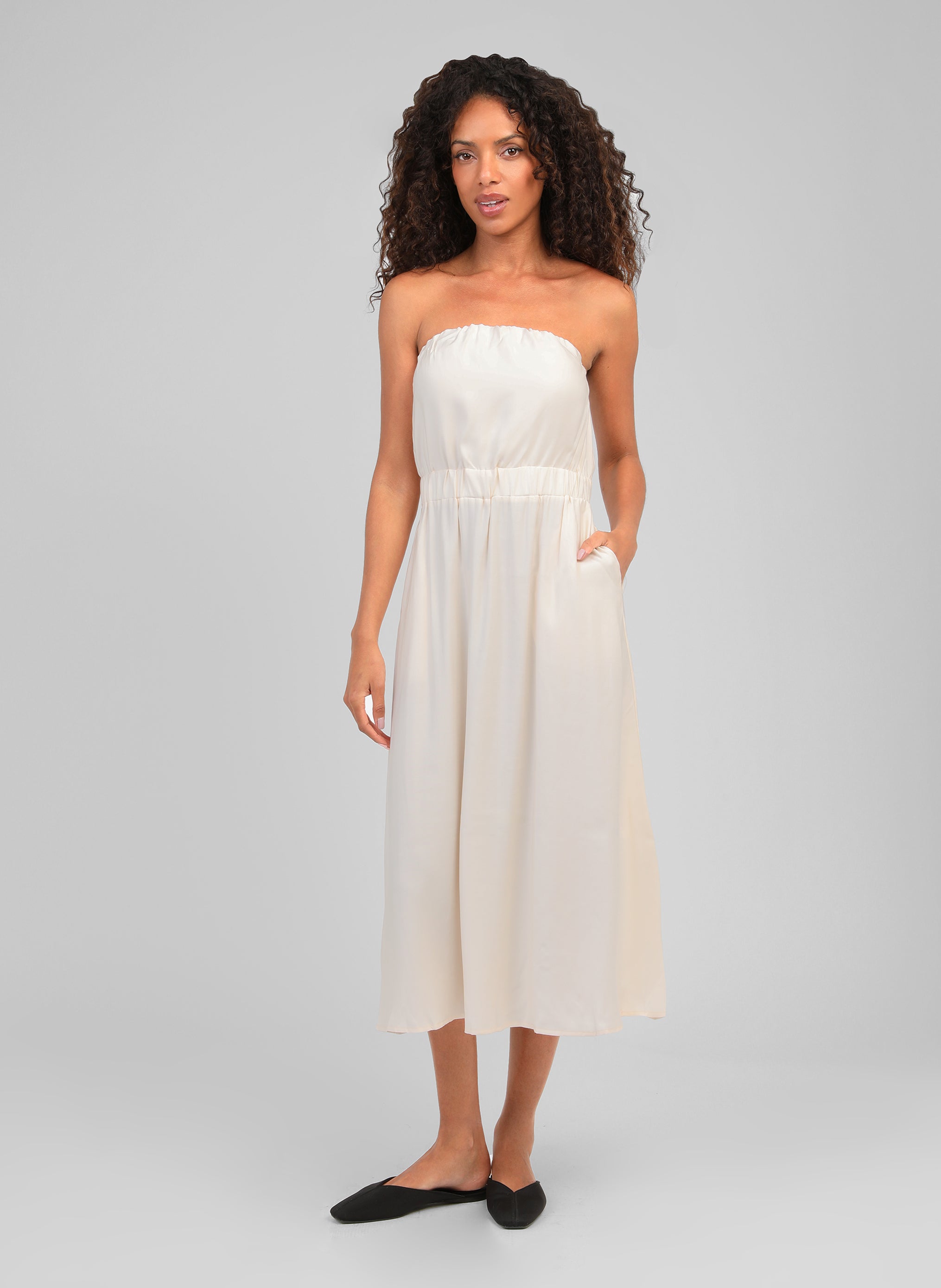 ROBE LONGUE MILIKA ecru