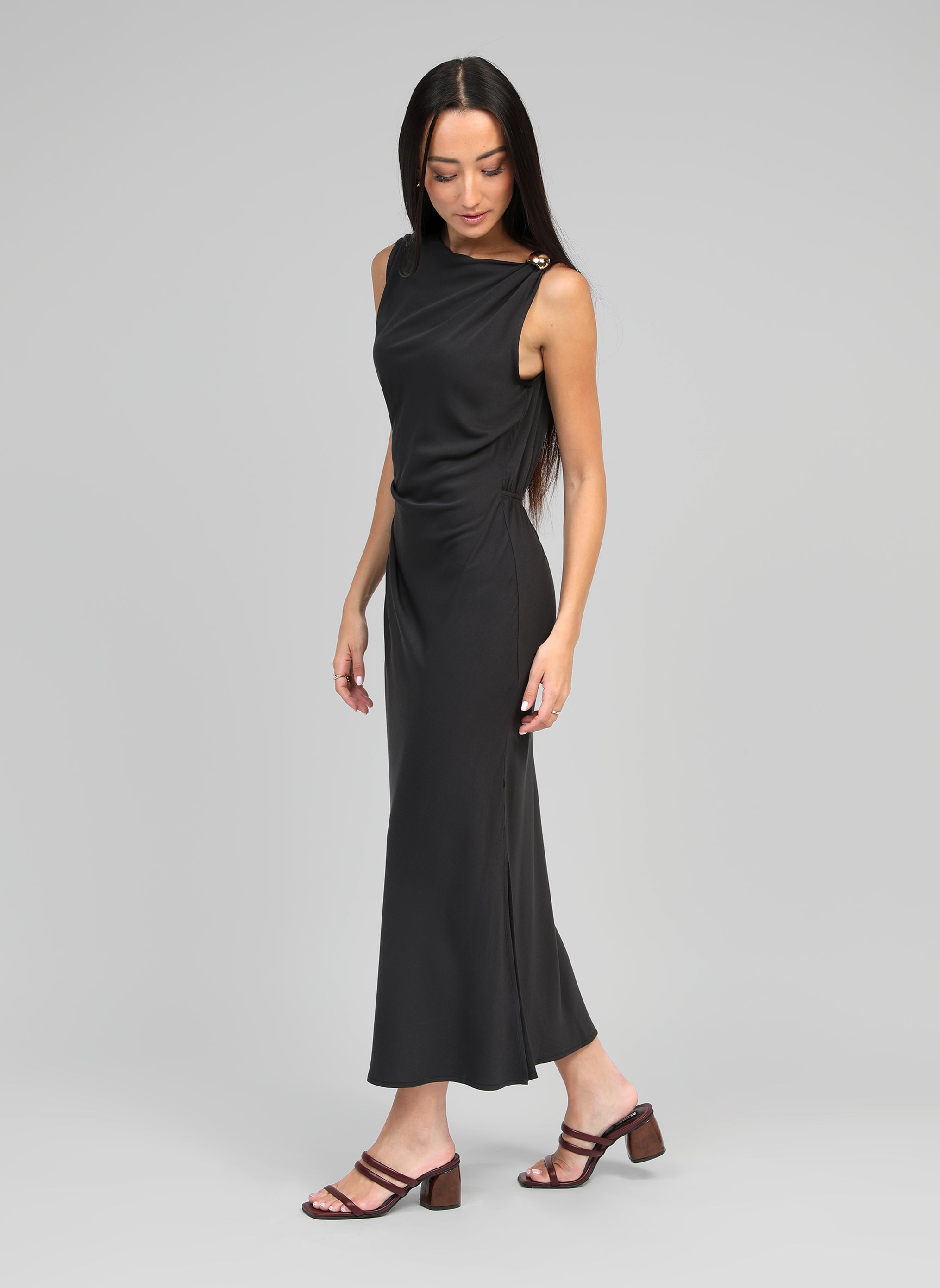 MIRKY carbon midi dress