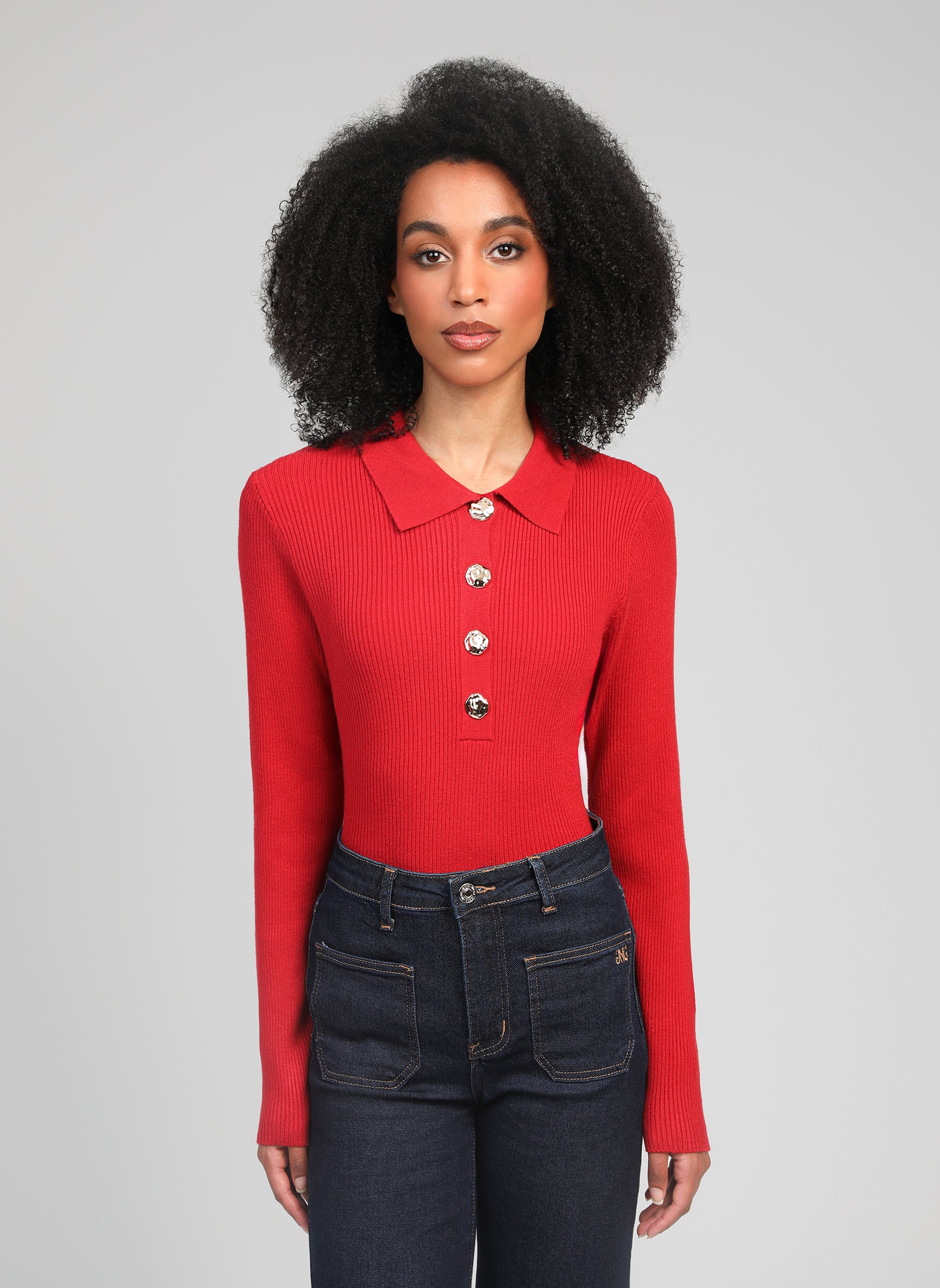 PULL NABI rouge