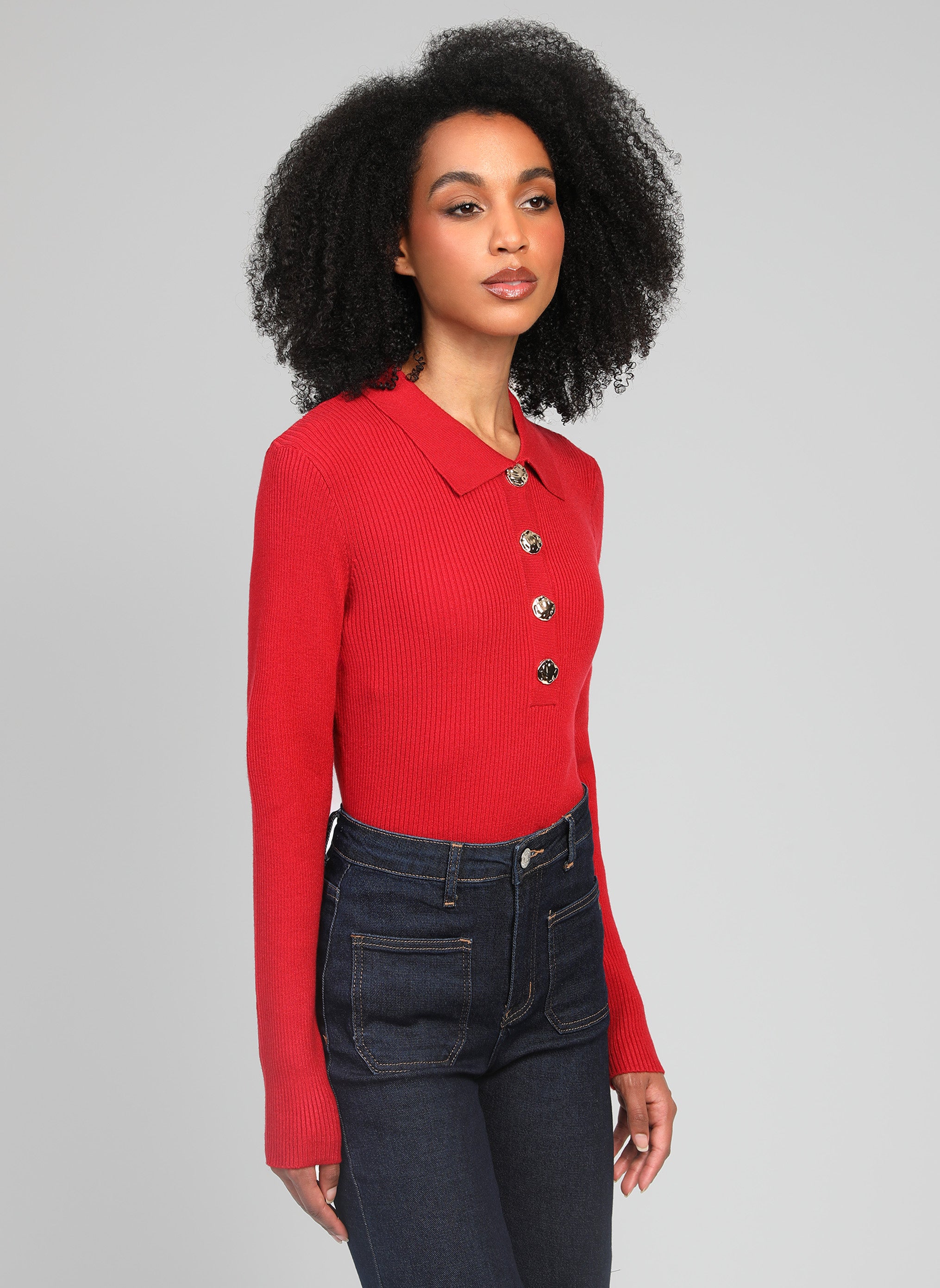 PULL NABI rouge