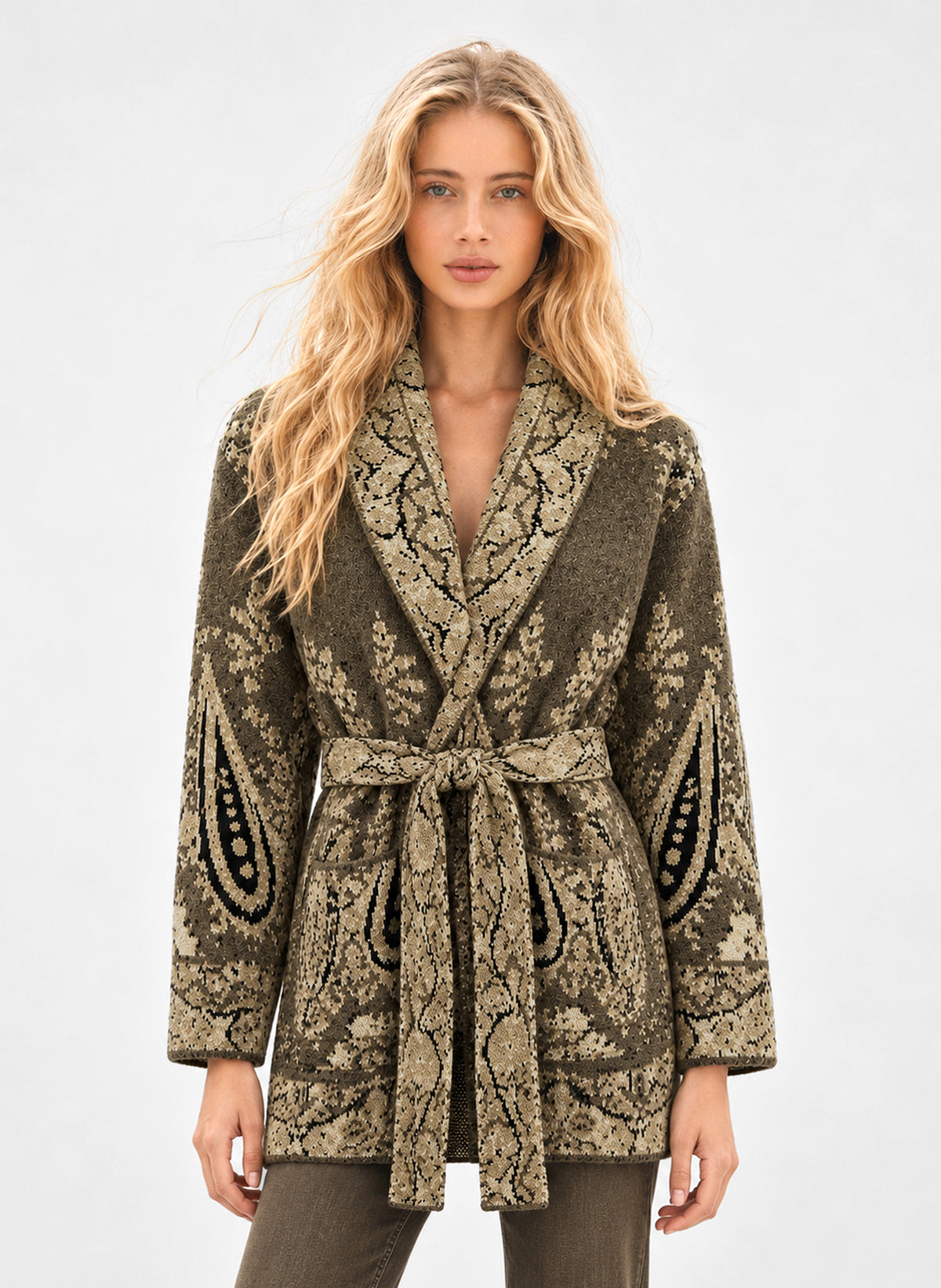 GILET NADINI taupe