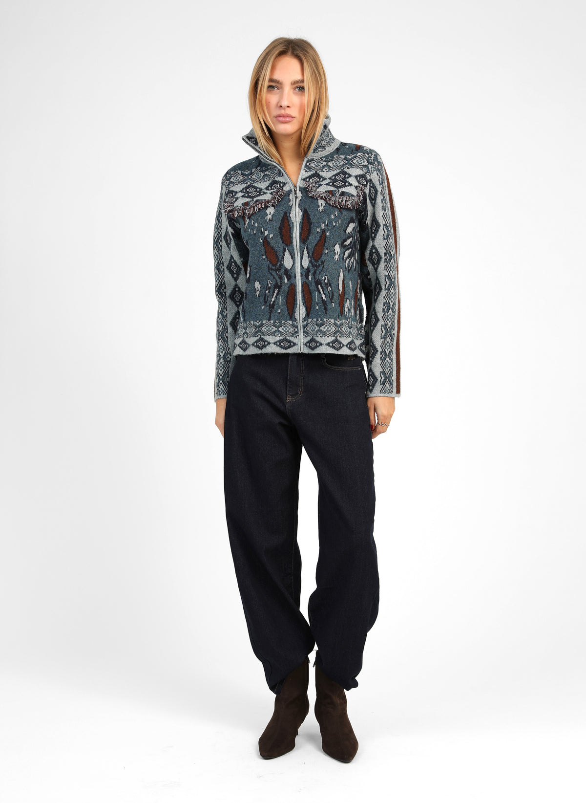 GILET NAKARI bleu