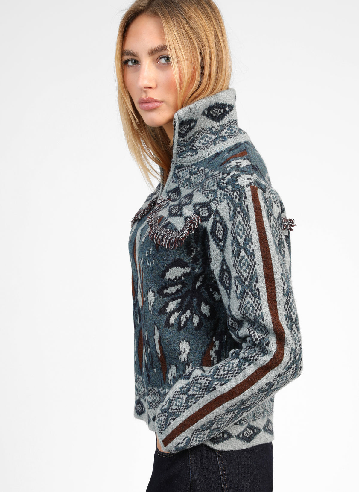 GILET NAKARI bleu