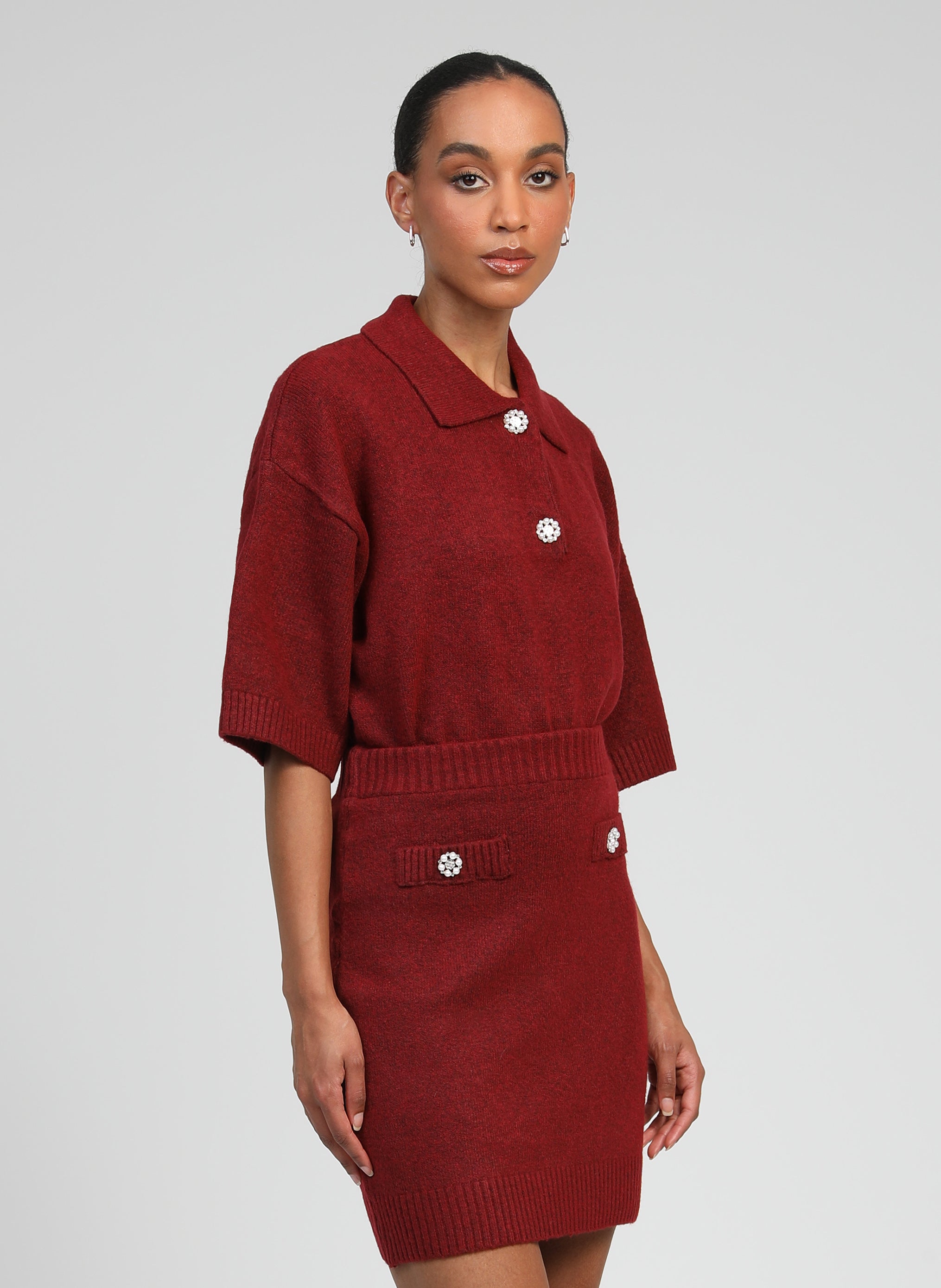 PULL NOREA framboise