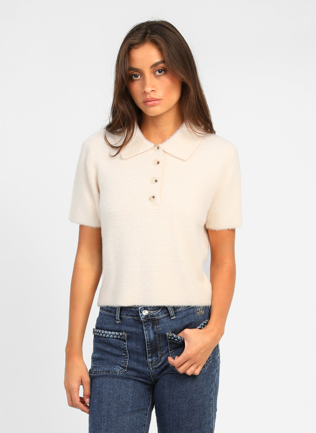 PULL NANCY ecru