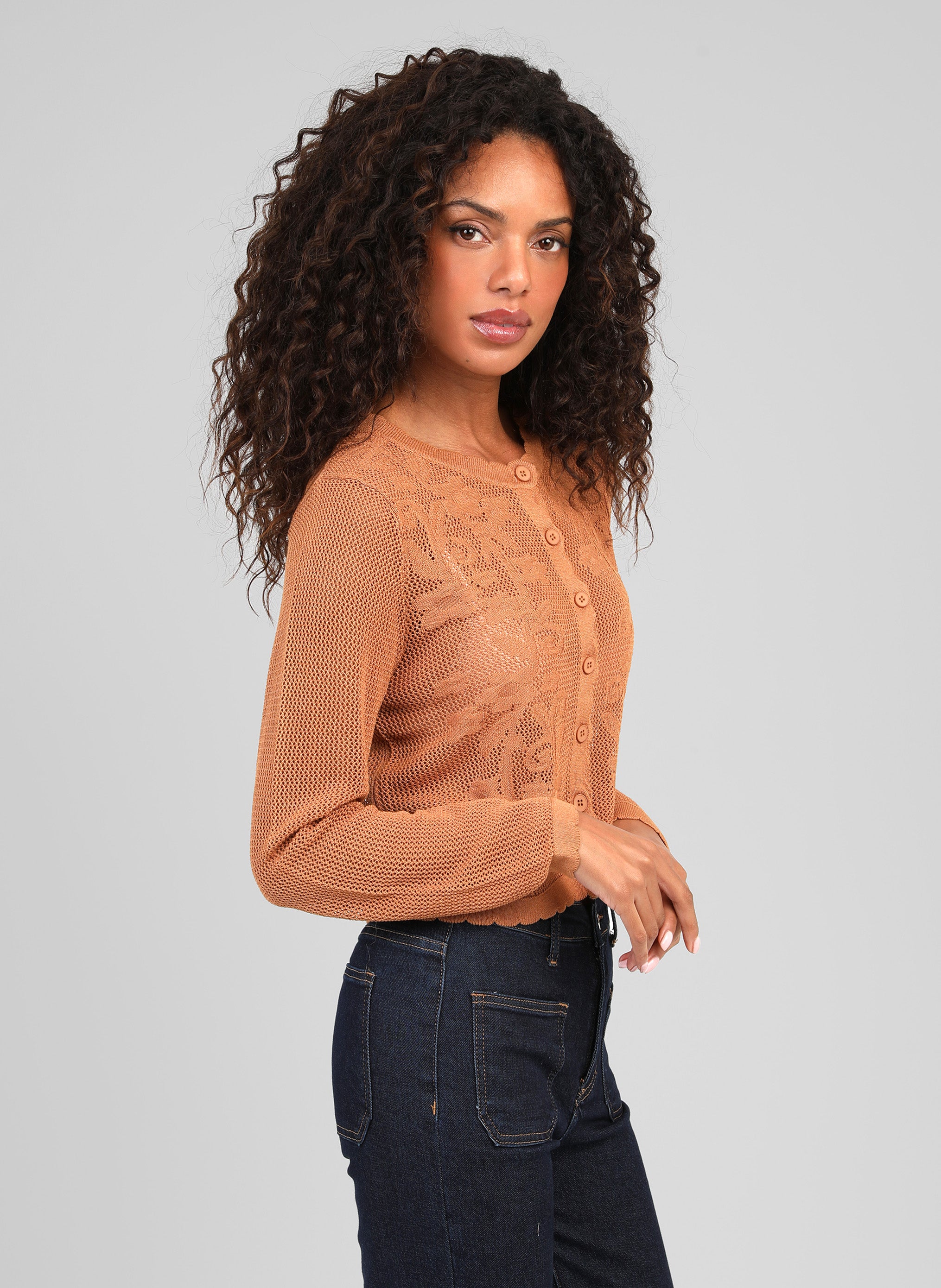 GILET NANITA daim