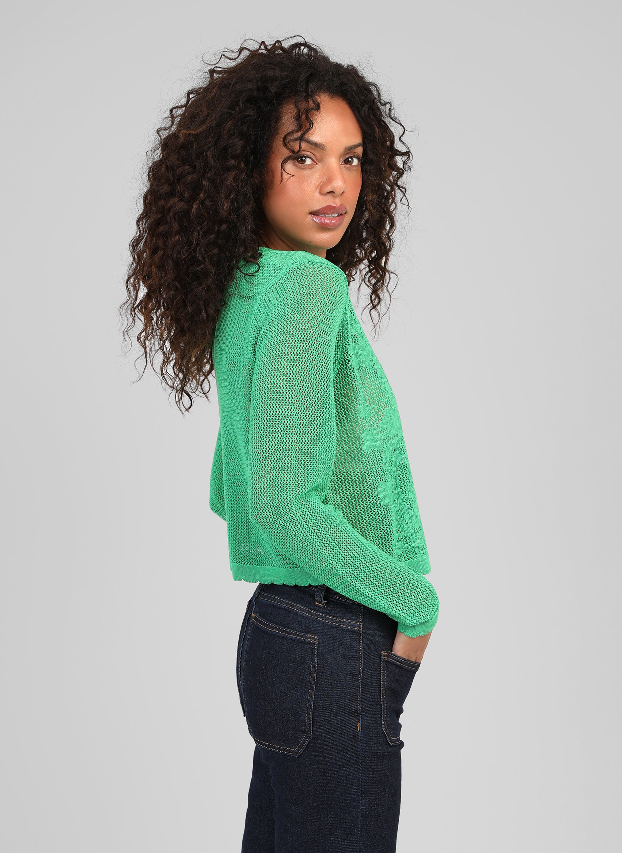GILET NANITA pomme