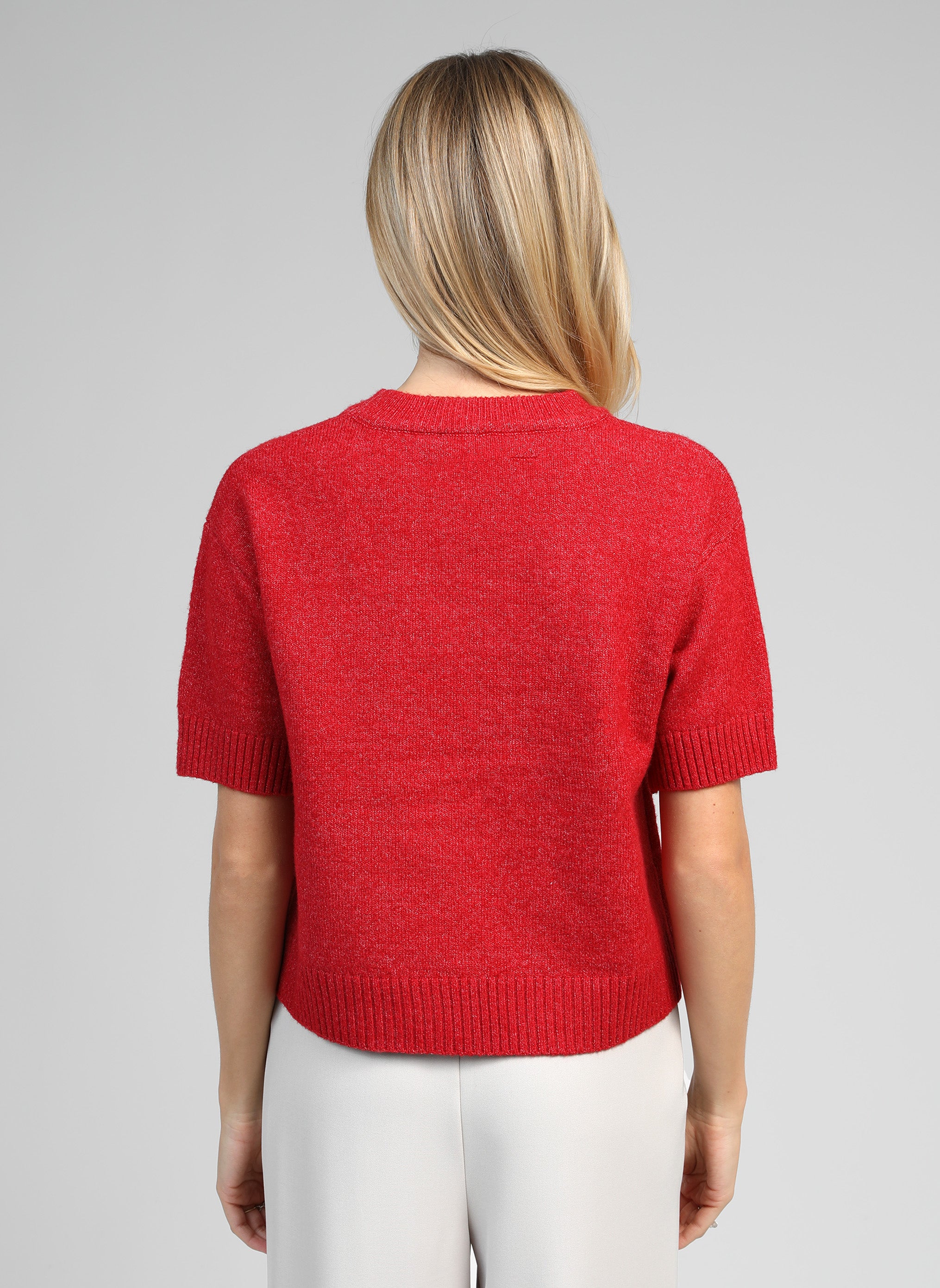 PULL NELIDA rouge