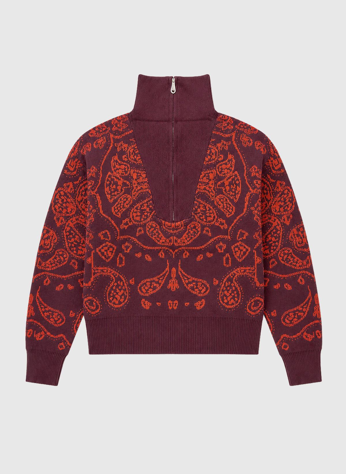 PULL NELLO bordeaux