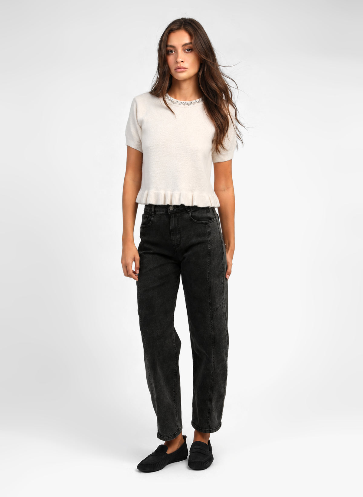 PULL NESTORINE ecru