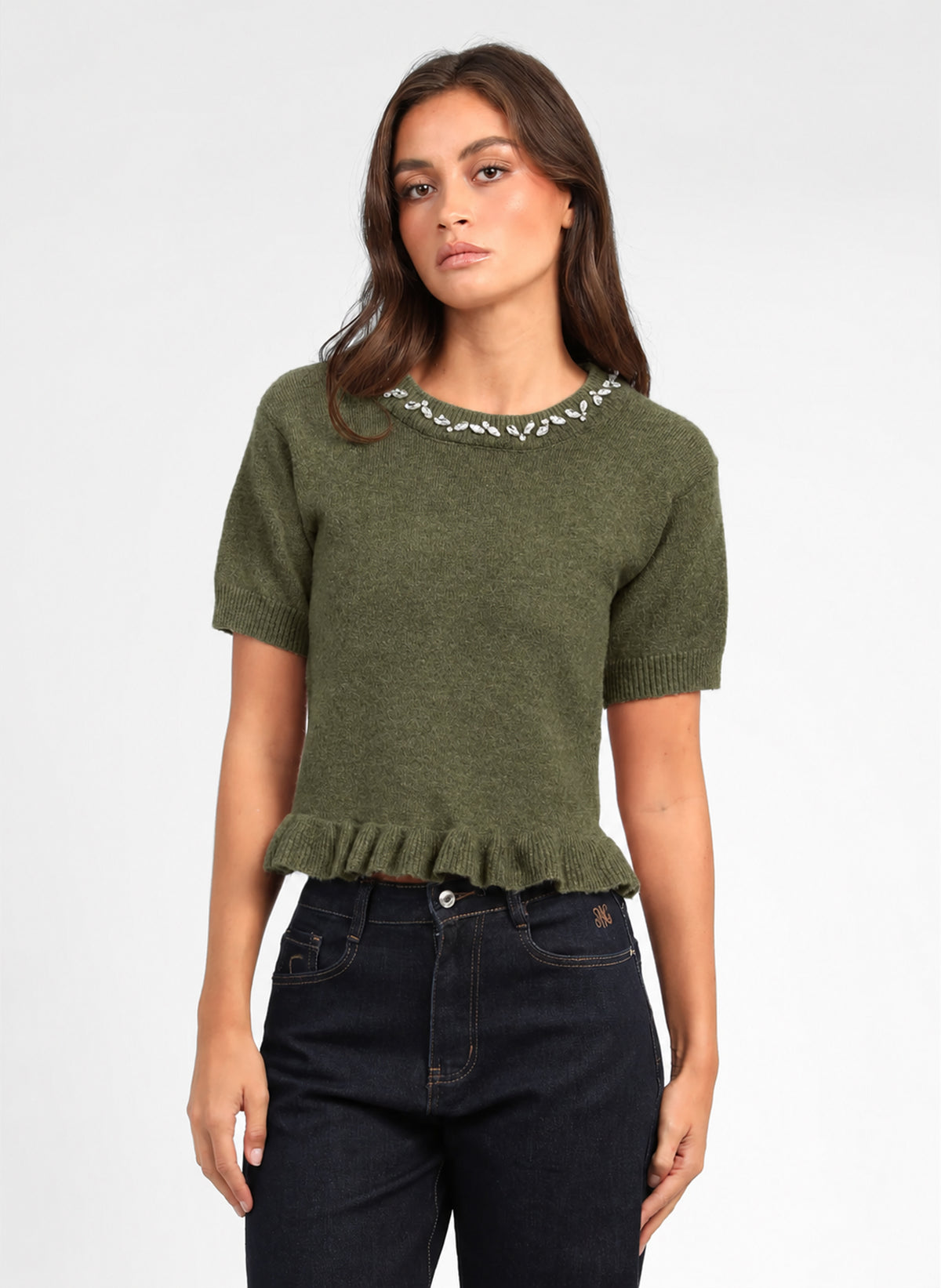 NESTORINE Military Sweater