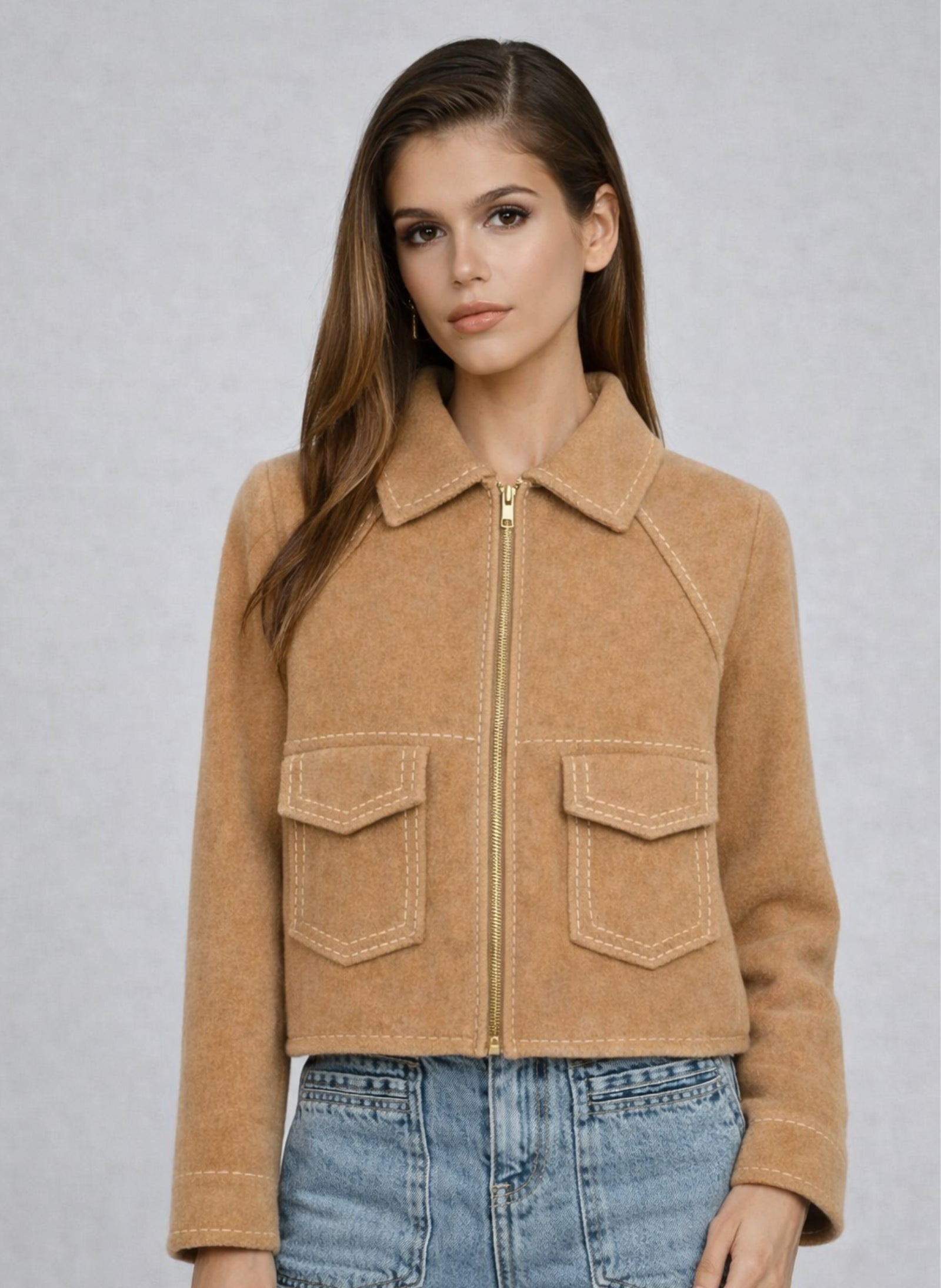 GILET NIBA beige