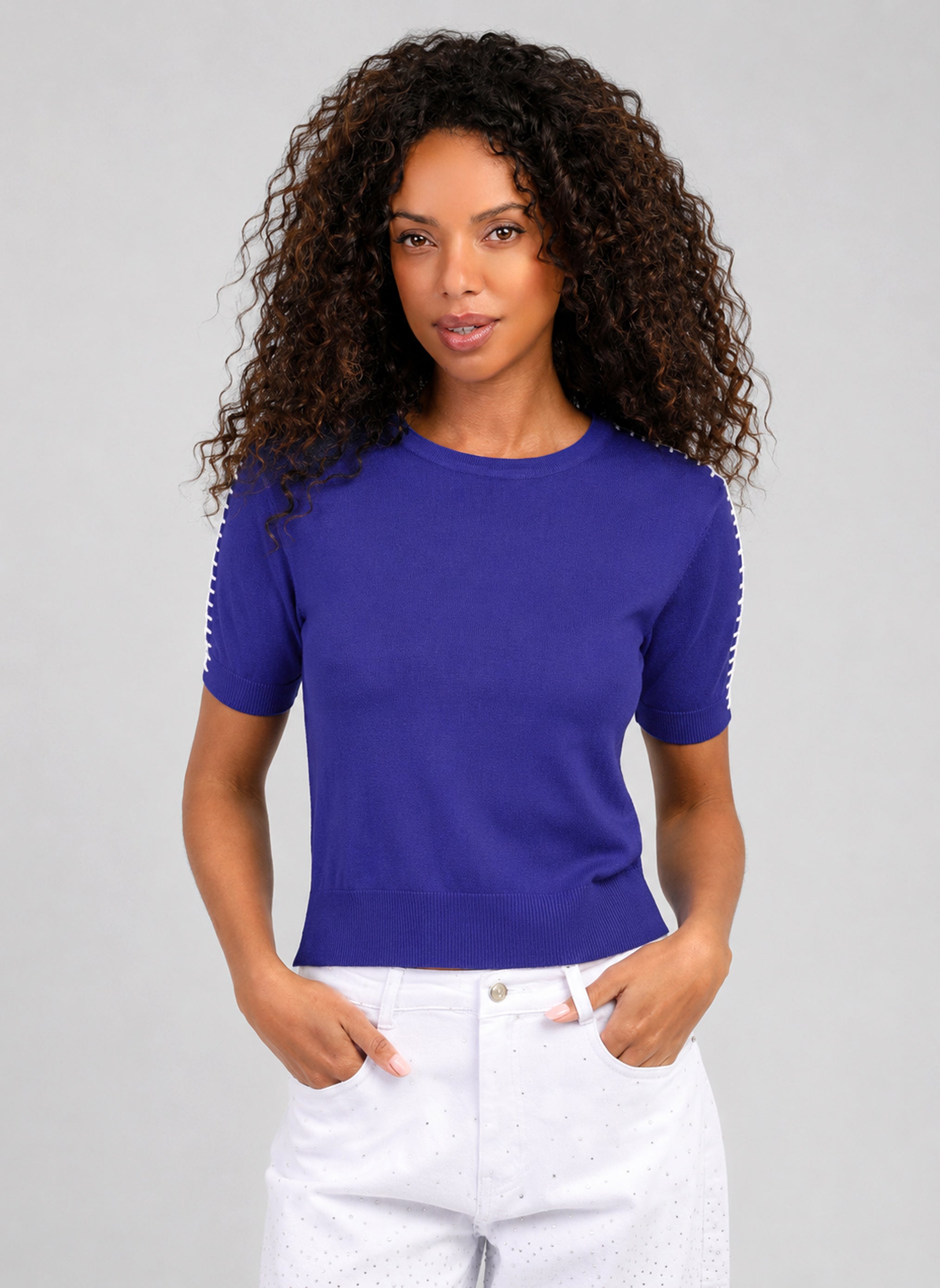 PULL NIKOLI bleu