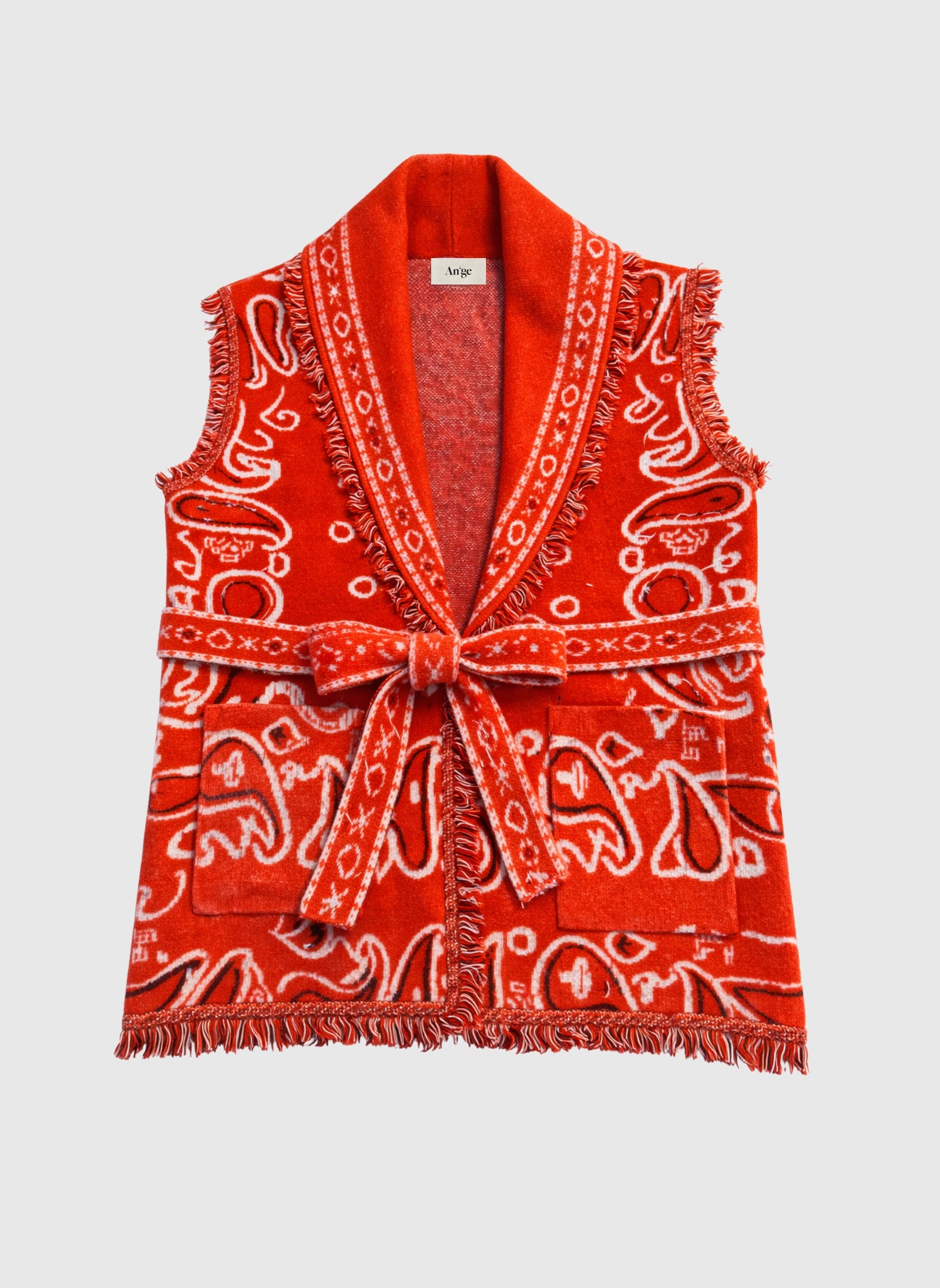 VESTE SANS MANCHES NINDI piment